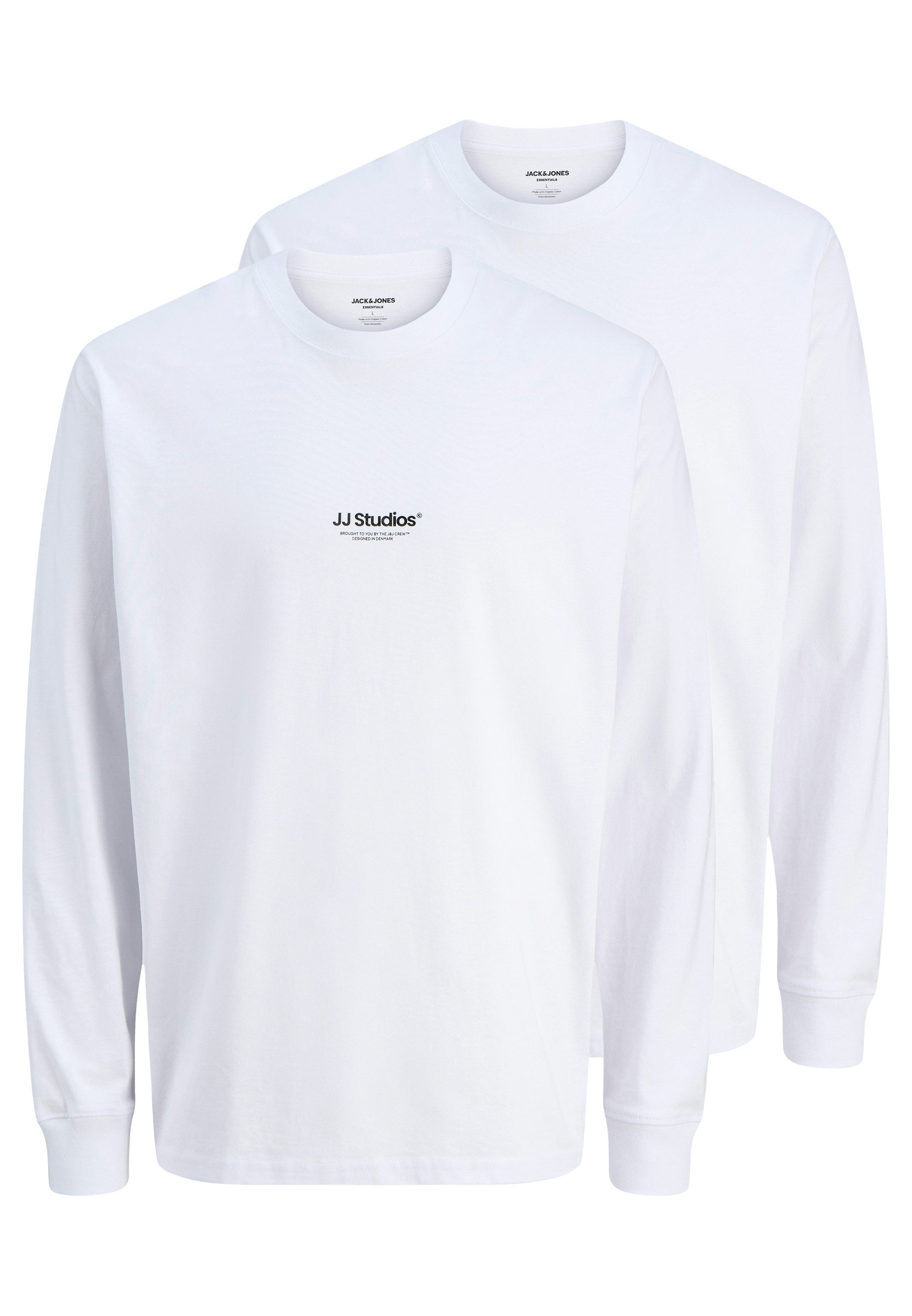Jack & Jones Langarmshirt 2er Pack günstig online kaufen