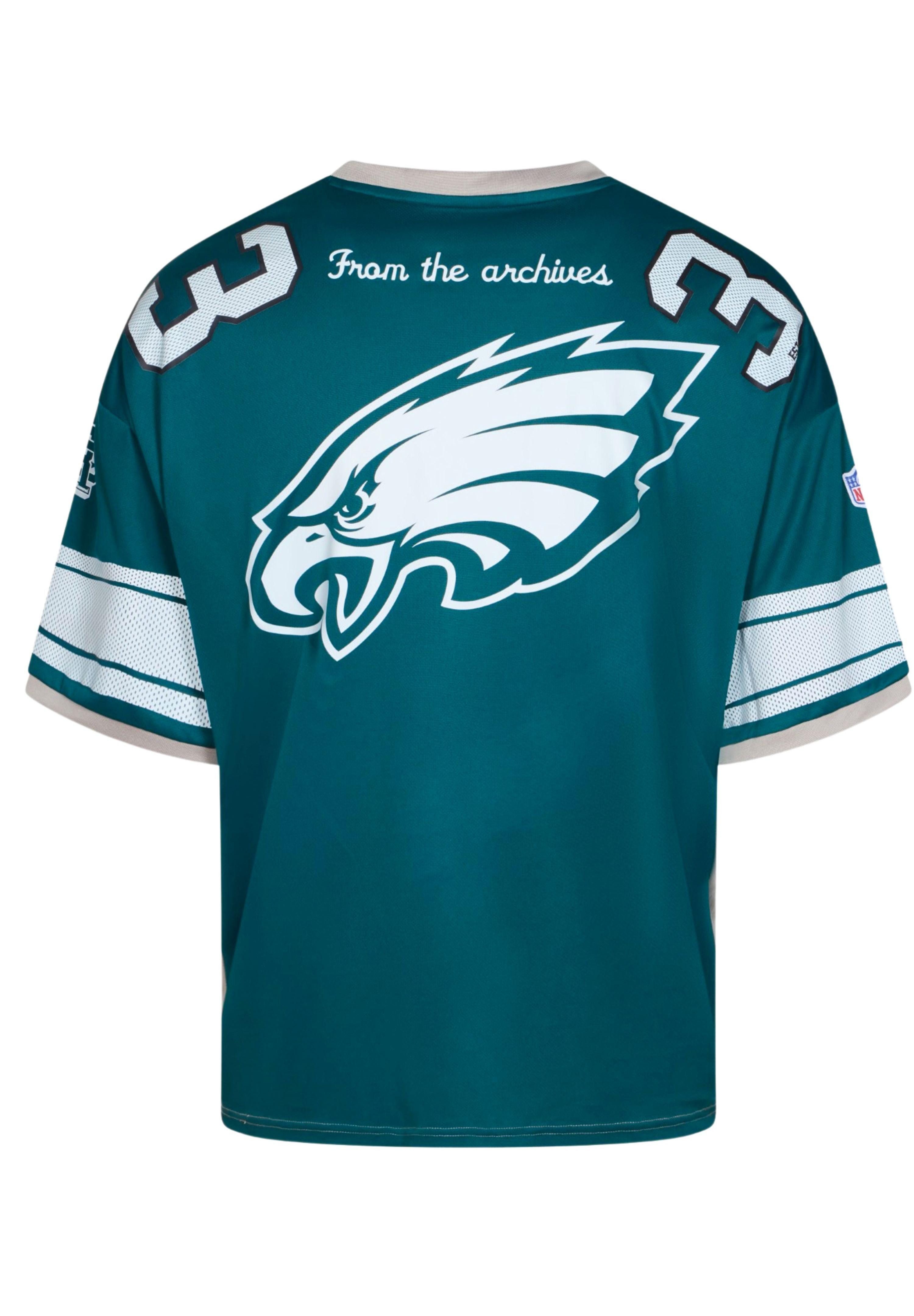 Recovered T-Shirt Philadelphia Eagles NFL Mesh Oversized Top Jersey Trikot günstig online kaufen