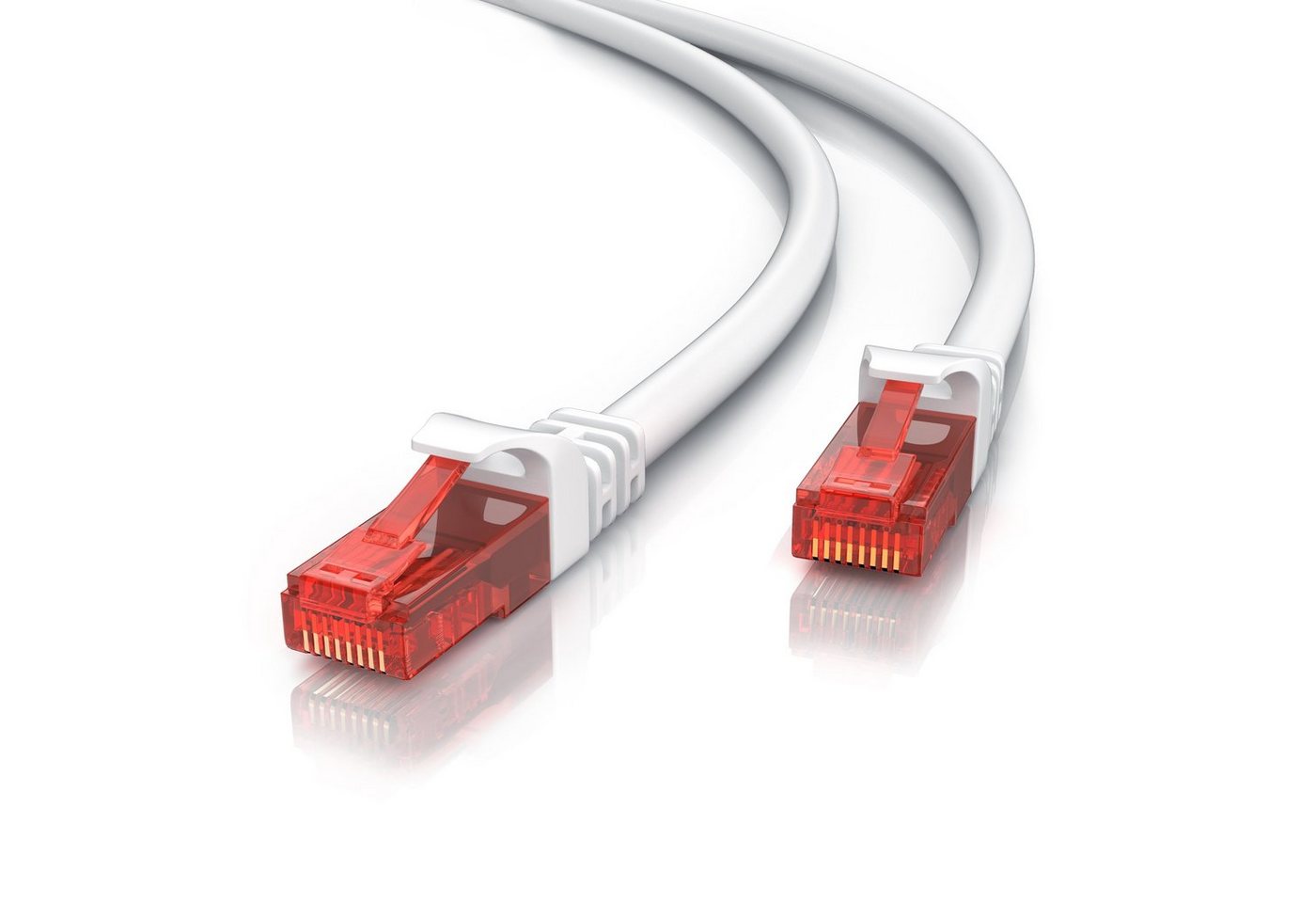 CSL CAT 6 Netzwerkkabel UTP Gigabit 1000 Mbit/s Patchkabel - 5m LAN-Kabel, CAT.6, RJ-45 (Ethernet) (500 cm), für Router, Modem, Switch, PC, ideal für Gaming, Streaming, Homeoffice