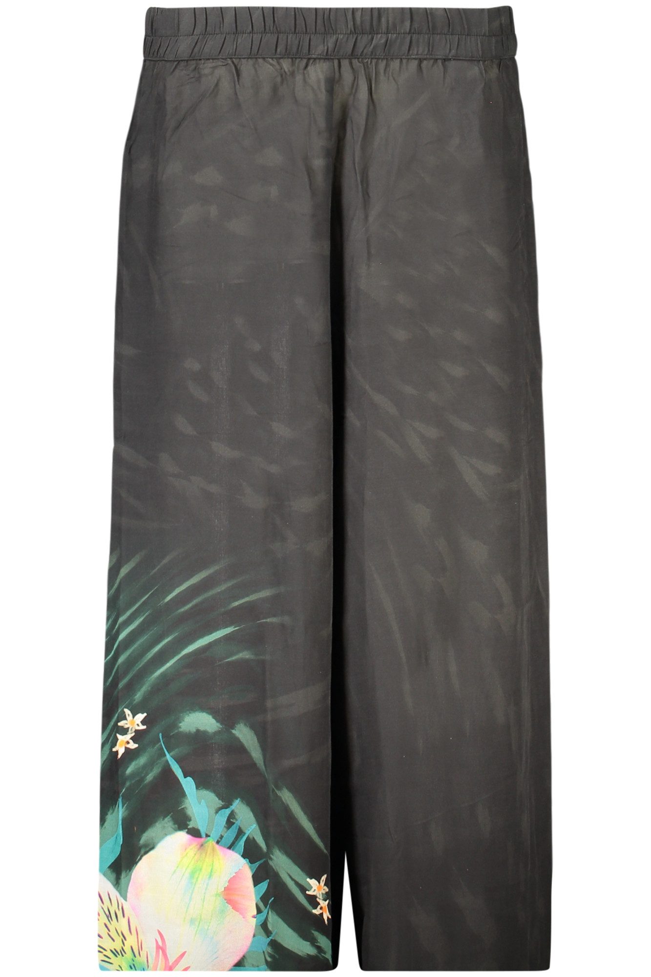 Desigual 5-Pocket-Hose Damenhose Schwarz mit Druck & Gummizug – Stilvolle Badehose entdecke