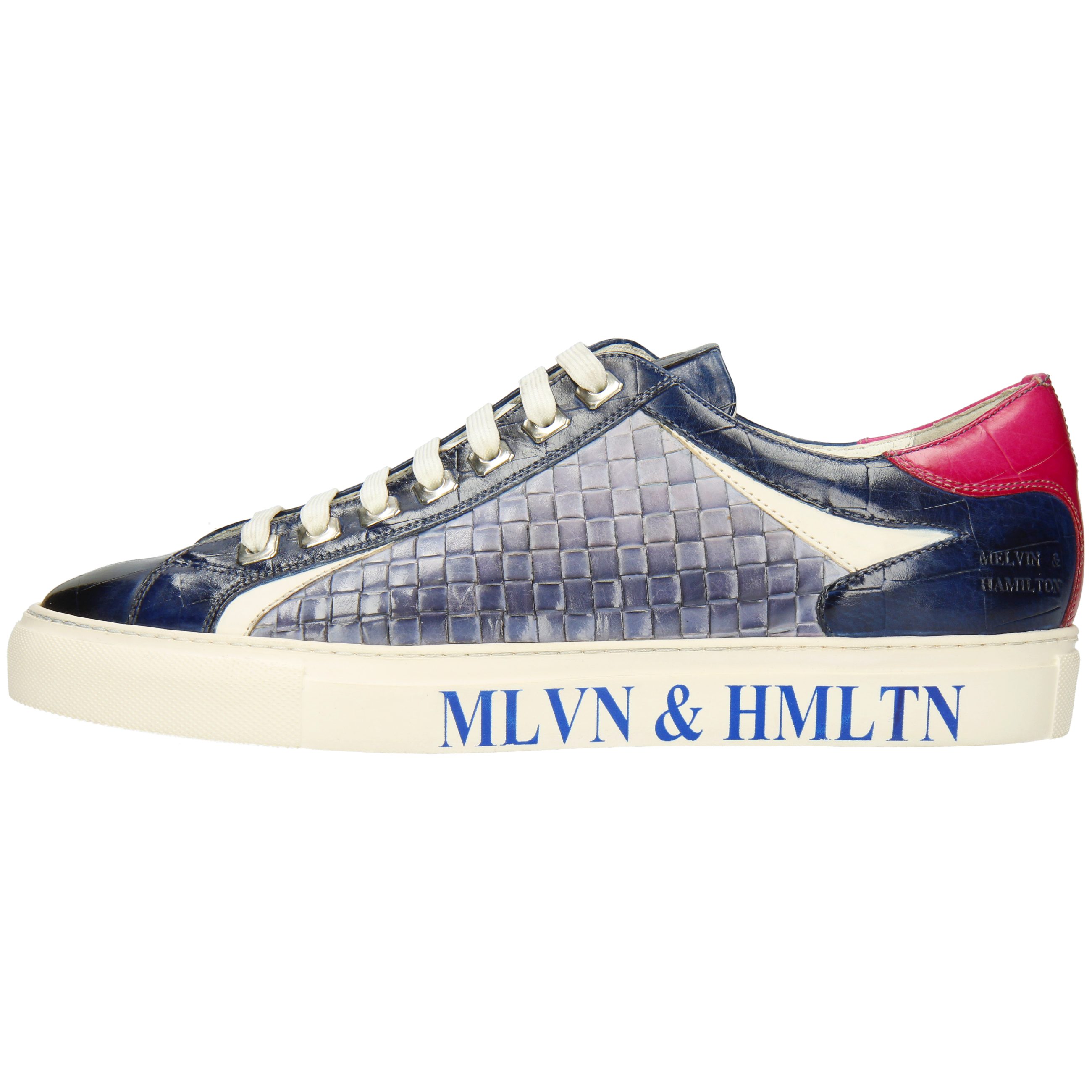 Melvin & Hamilton Harvey 9 Leder-Schnürschuhe für Herren Sneaker Plateausohlen, Echtes Leder, Herausnehmbare Innensohle