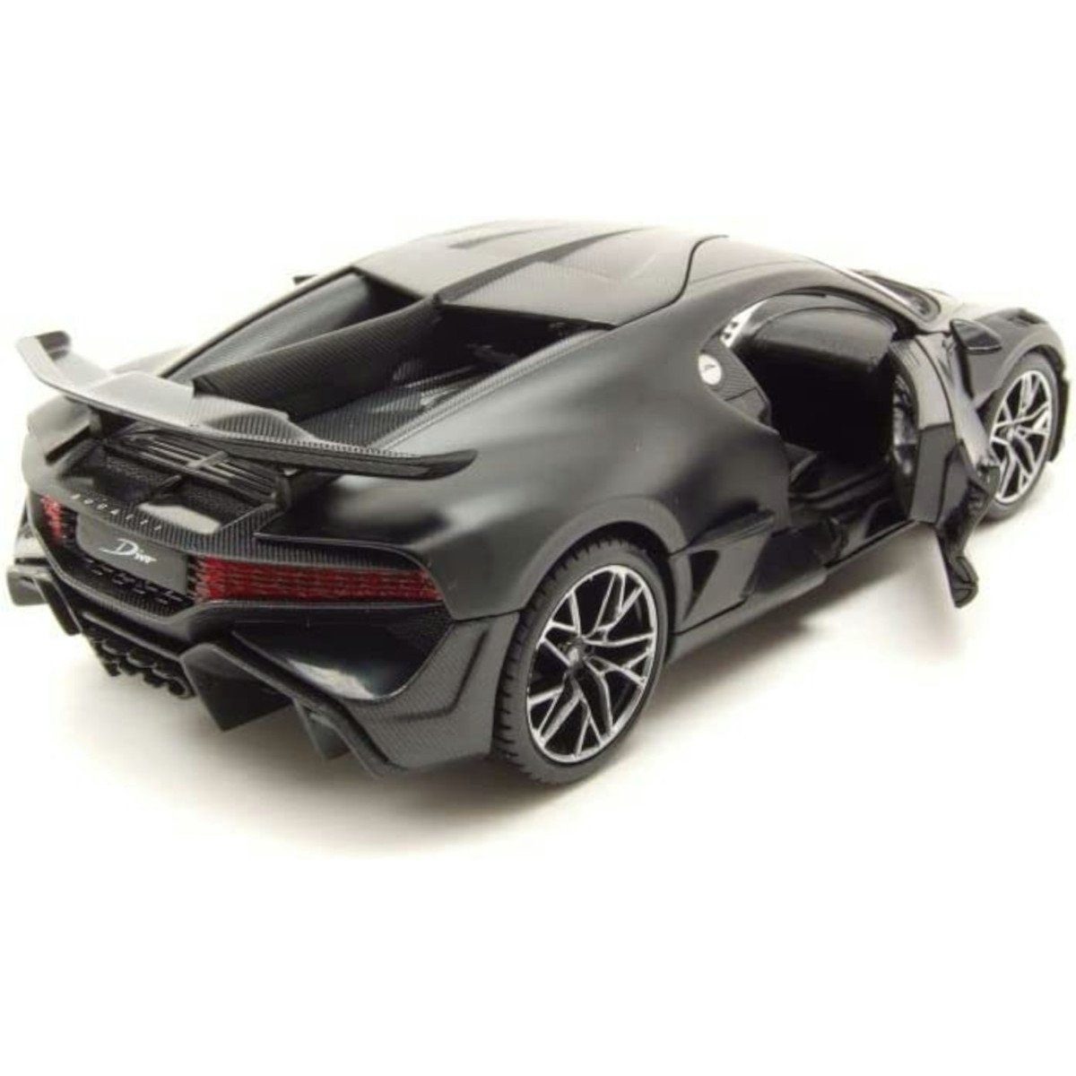 Maisto® Modellauto Bugatti Divo (matt-schwarz), Maßstab 1:24, detailliertes Modell