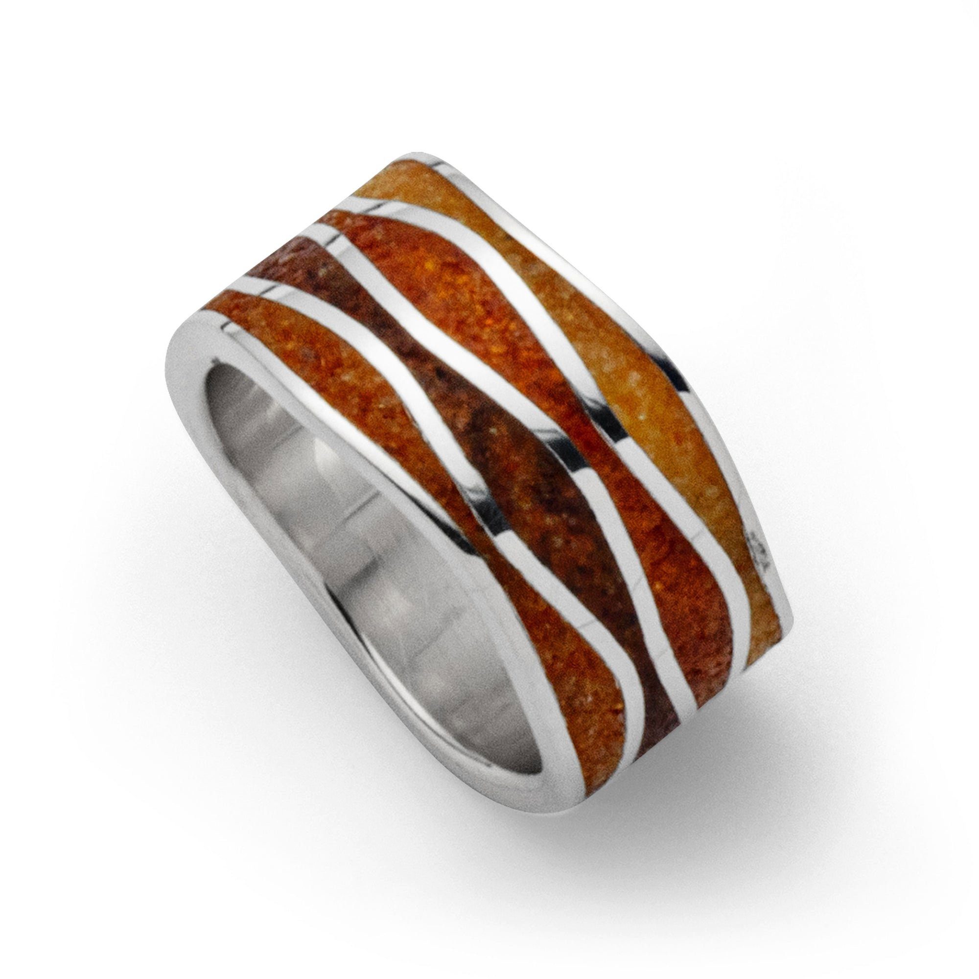 DUR Fingerring DUR Schmuck: Ring "Bernsteinwelle" mit Bernstein R5404