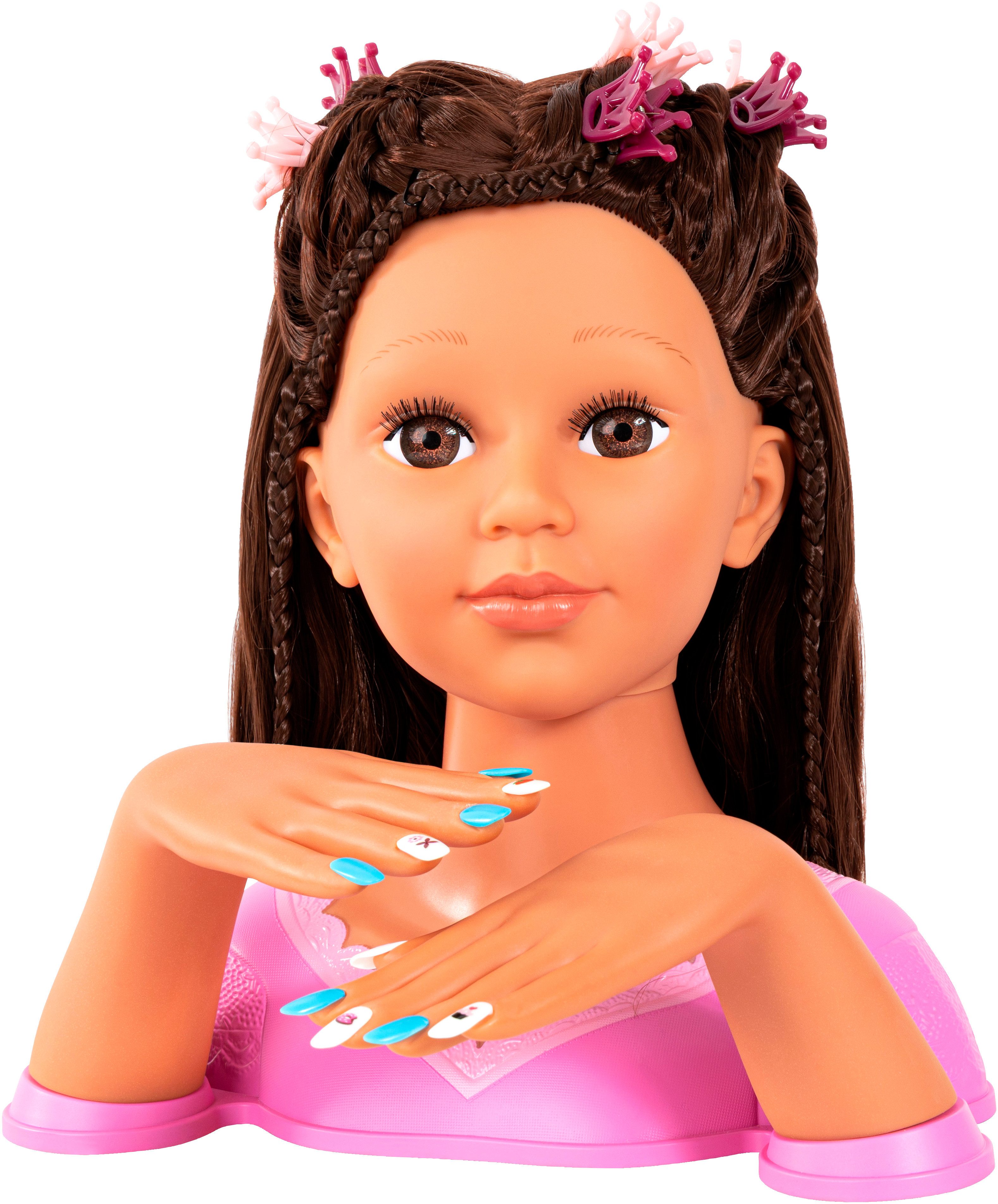 Bayer Frisier- & Schminkkopf Charlene Super Model Magic Nails