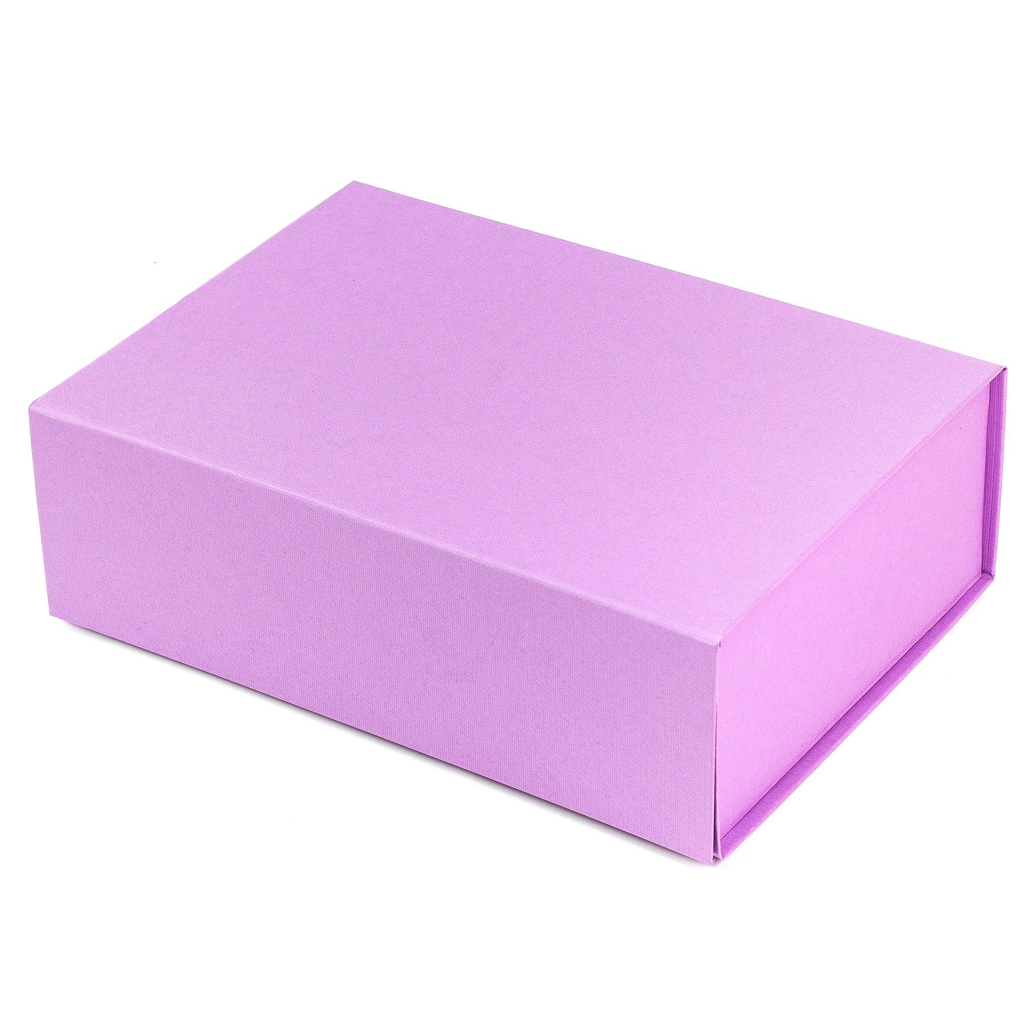AdelDream Aufbewahrungsbox Gift Box, Reusable Lila Magnetic Box Box, Decorative Gift