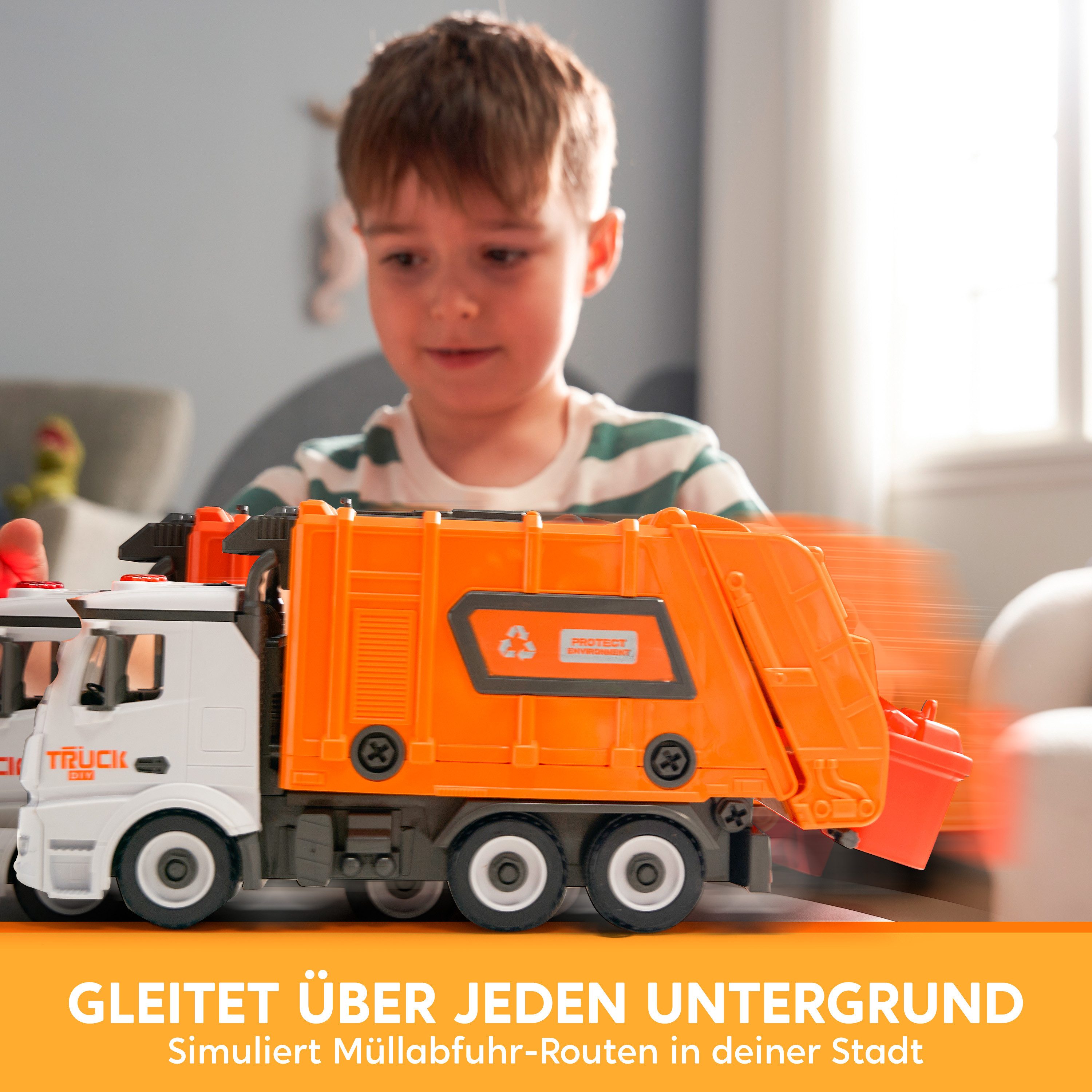 JOYIN Spielzeug-Müllwagen JOYIN Jumbo Müllauto Spielzeug Müllwagen Kinder a günstig online kaufen