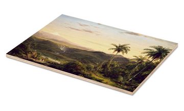 Posterlounge Holzbild Frederic Edwin Church, Cotopaxi, Malerei