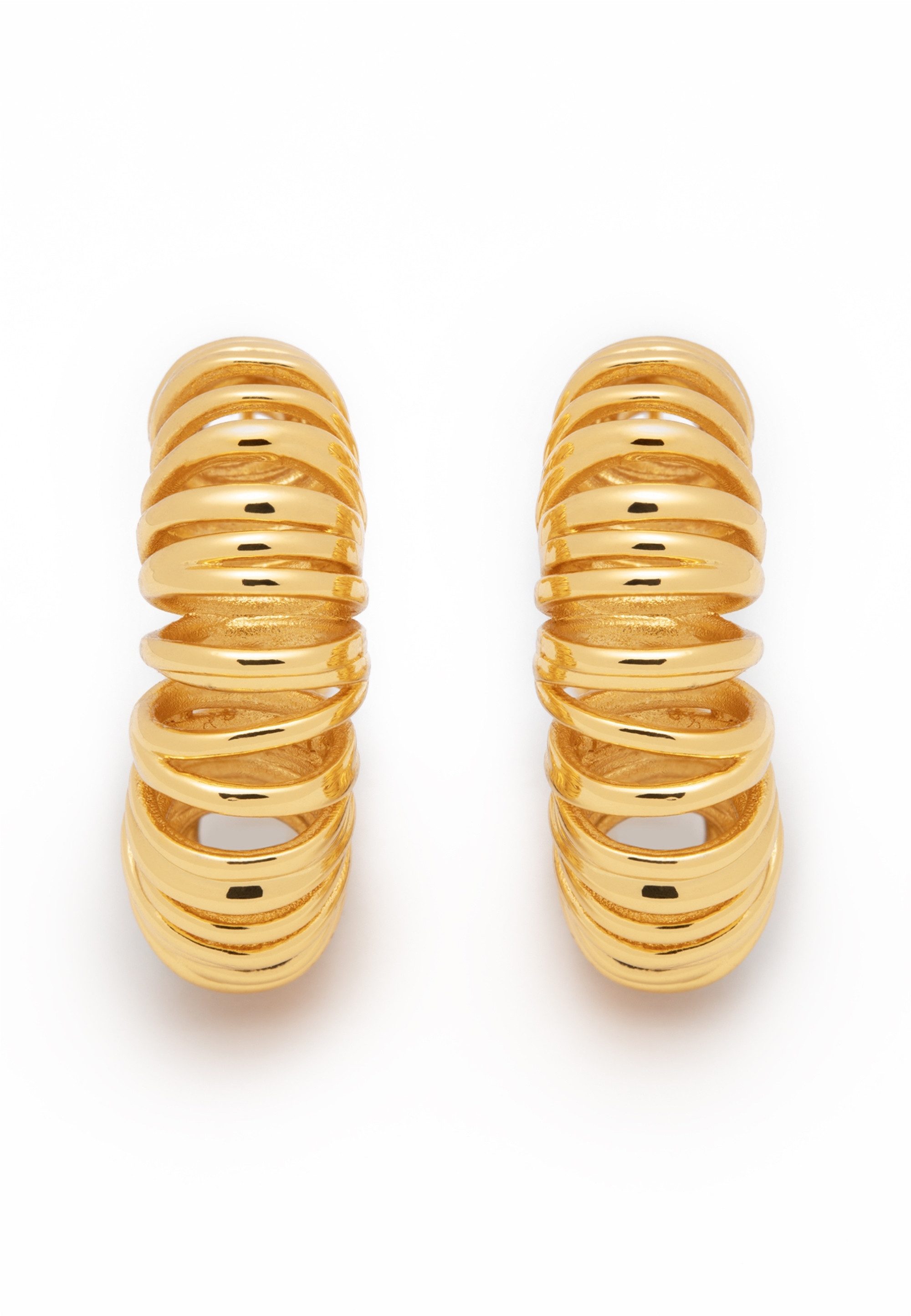 FILIPPA FIRENZE Paar Ohrstecker Allora, mit hochwertiger Vergoldung