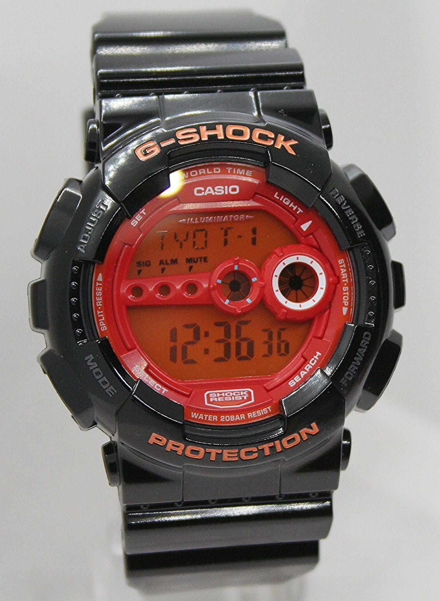 CASIO G-SHOCK Digitaluhr Casio G Shock Herrenuhr GD-100HC-1ER, (1-tlg)