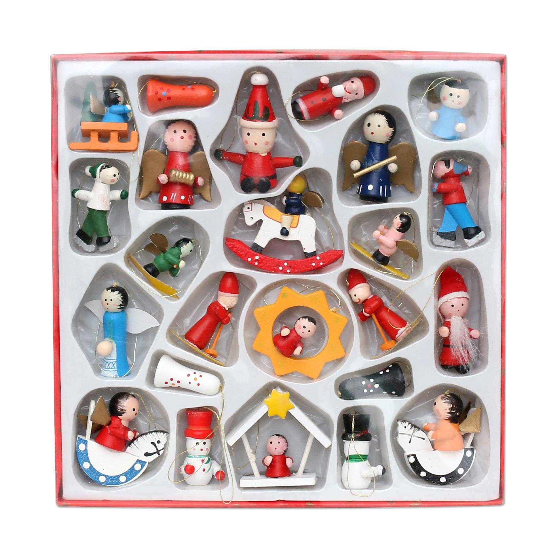 Dekohelden24 Christbaumschmuck Wunderschöner Holz Baumbehang als günstig online kaufen