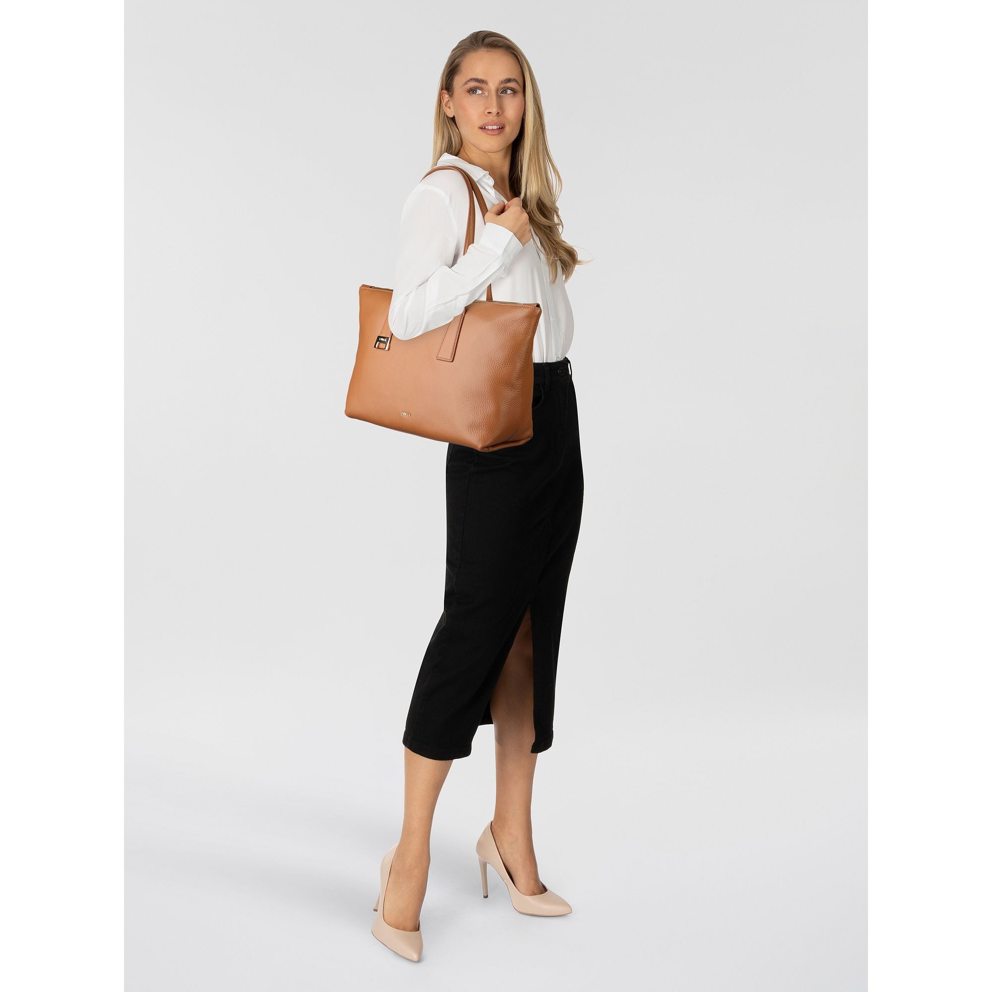 Furla Shopper Olivia, Leder