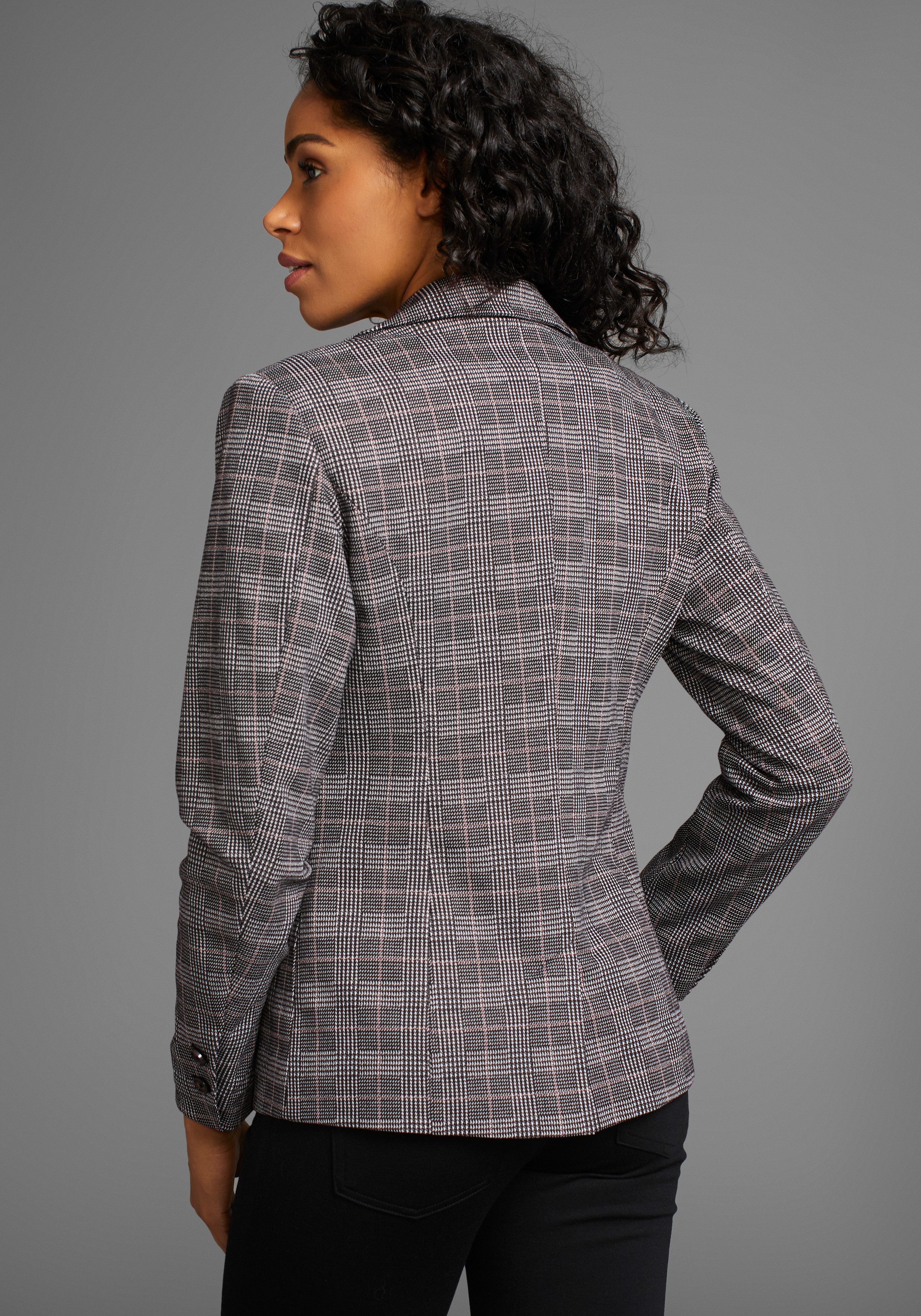 Laura Scott Kurzblazer in trendigem Karolook günstig online kaufen