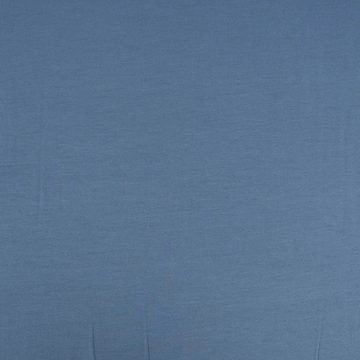 SCHÖNER LEBEN. Stoff Bekleidungsstoff Tencel Modal Jersey einfarbig jeansblau 1,45m Breite, allergikergeeignet