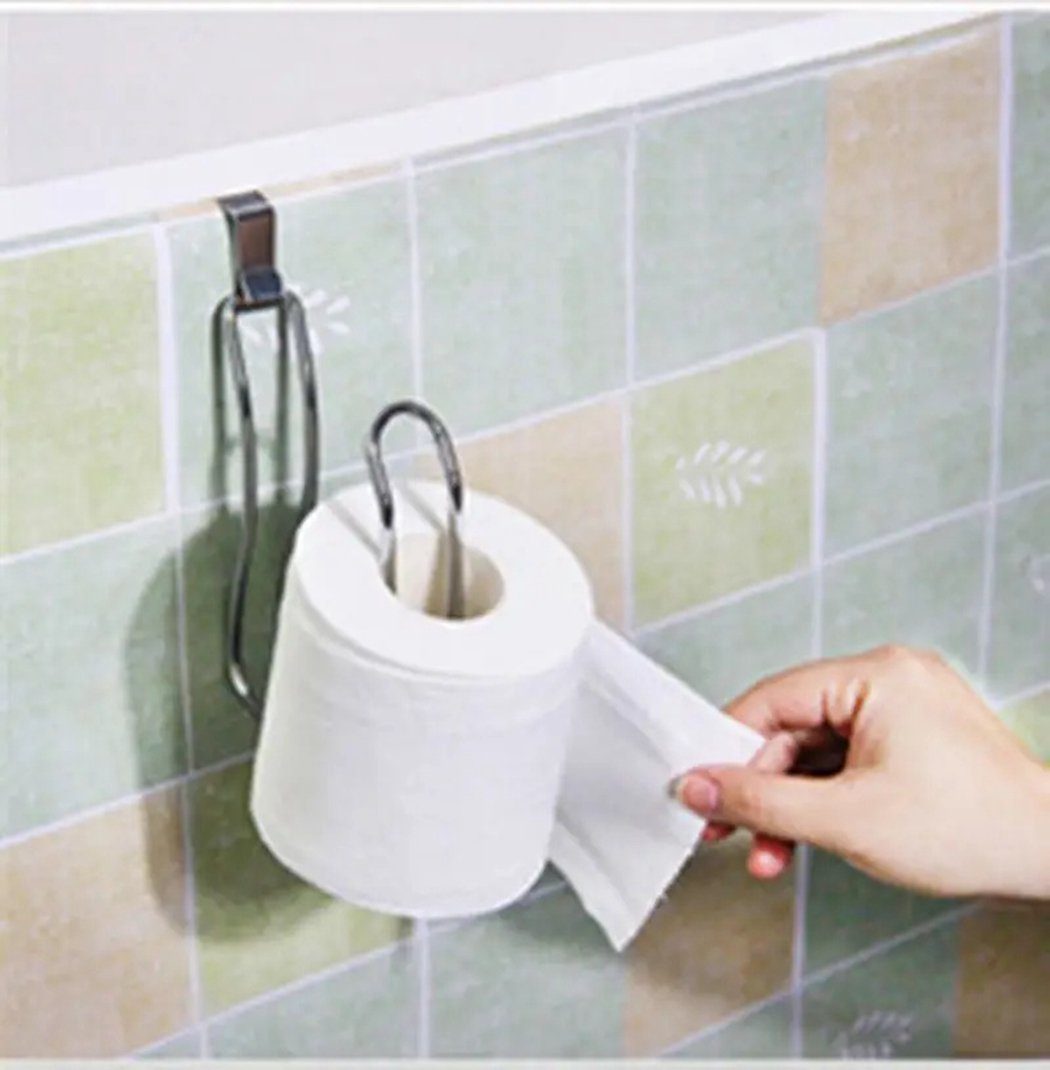 Eisenrollenhalter Küchenrollenhalter Toilettenpapierhalter, Silber das Badezimmer TUABUR Hause für zu