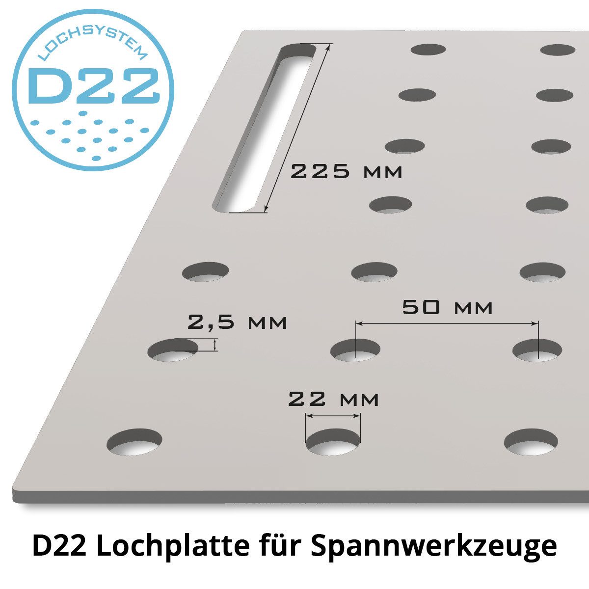 STAHLWERK Werkbank Schweißtisch 915x457 mm Montagetisch Werktisch D22 Lochtisch Werkbank, (Packung, 1-tlg), B/T/H: 91.5x45.7x86 cm