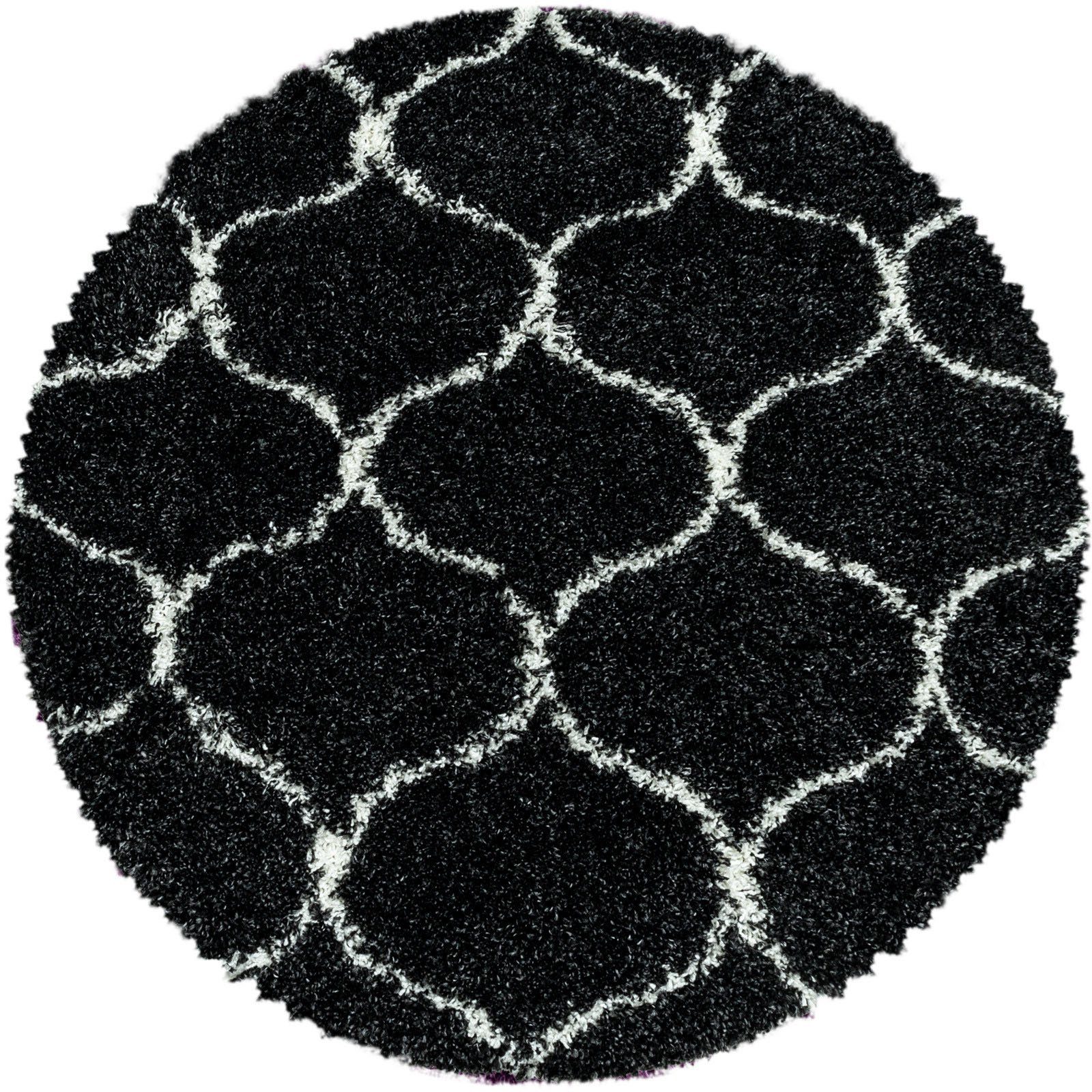 Ayyildiz Teppiche Hochflor-Teppich »SALSA 3201«, rund, 50 mm Höhe, auch rec günstig online kaufen