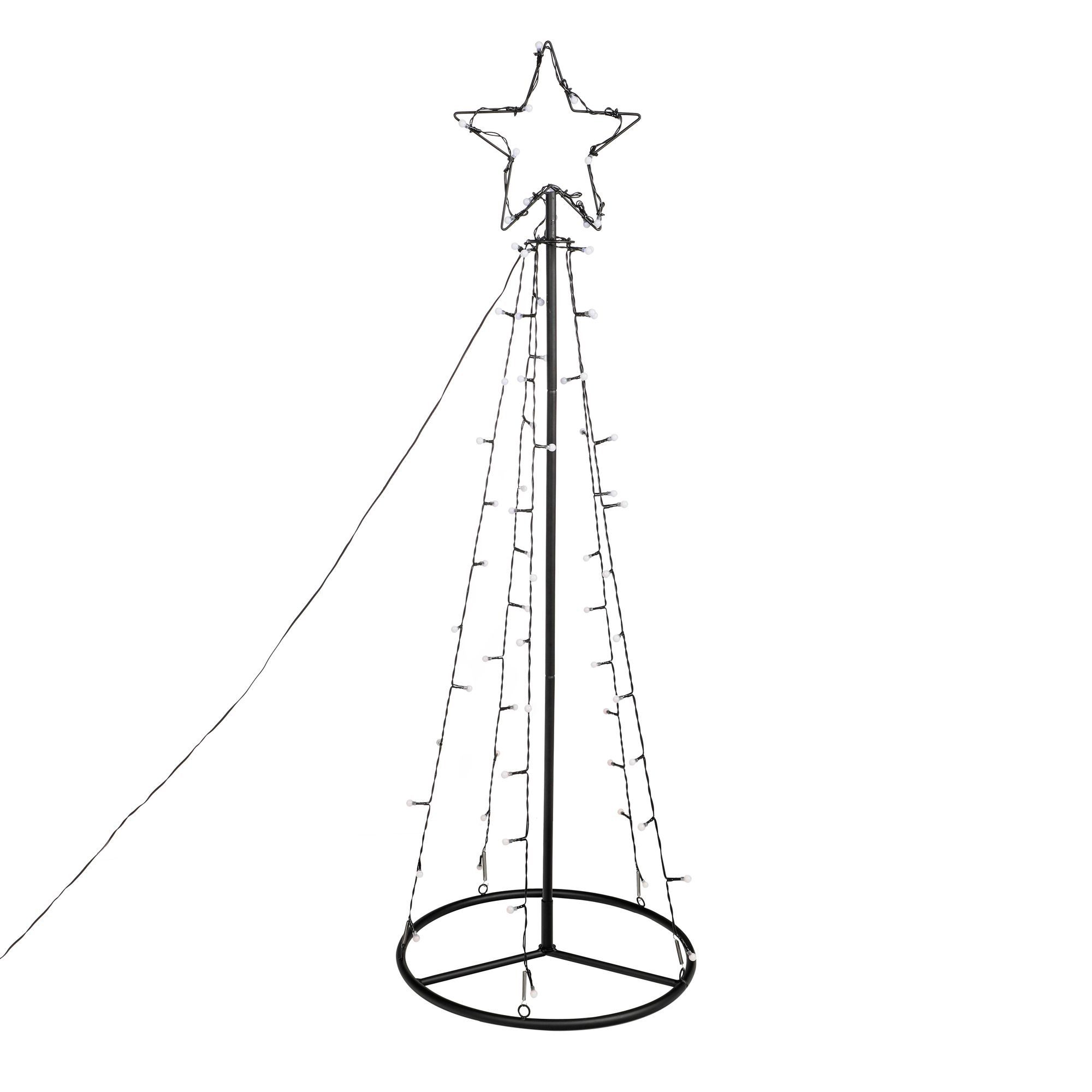GartenHero Künstlicher Weihnachtsbaum LED Weihnachtsbaum Fernbedienung Farbwechsel 11 Leuchtfunktionen, LEDs, Farbwechsel, 11 Leuchtfunktionen
