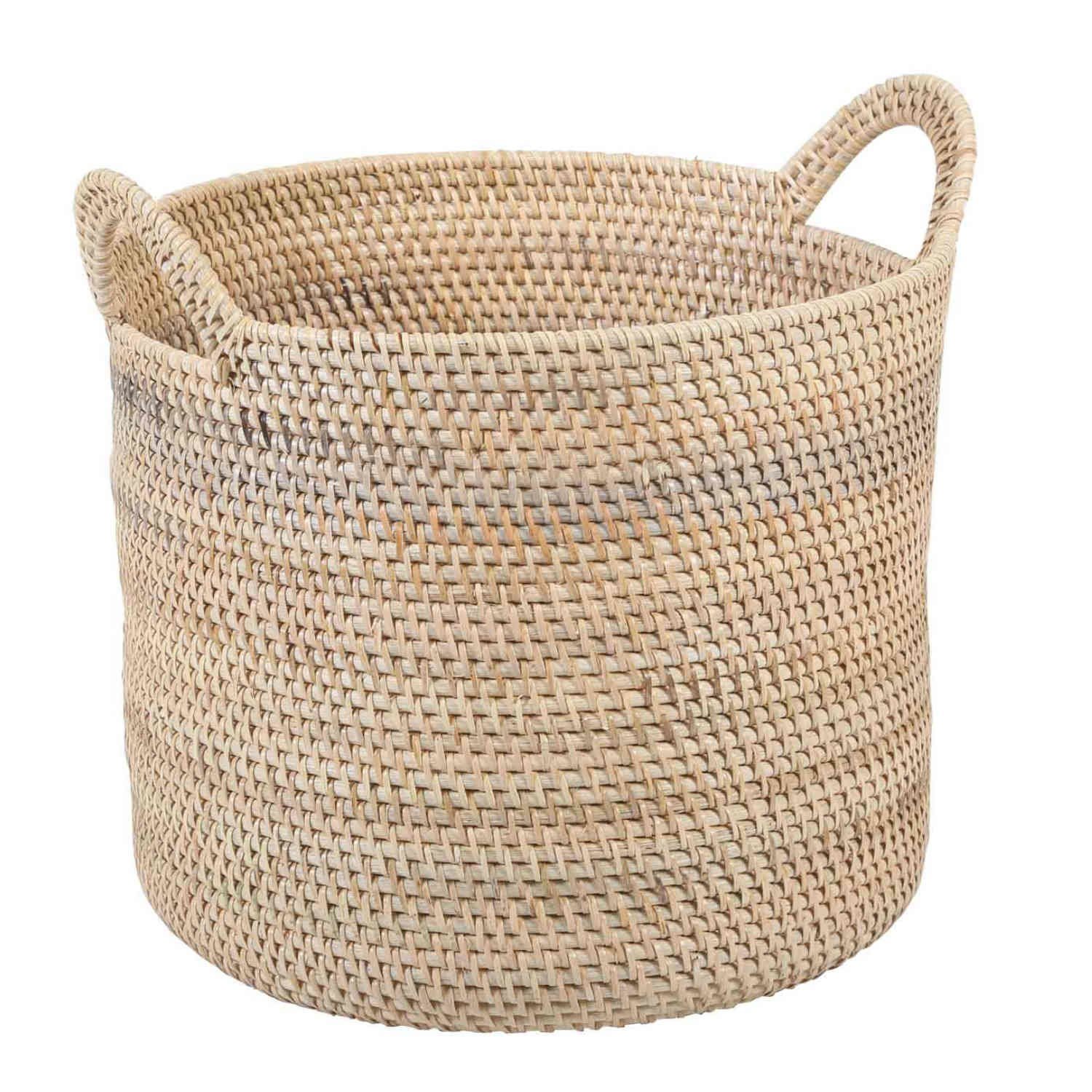 Casa Moro Flechtkorb Rattan Korb ELIE NATUR mit Henkel Weidenkorb (Obstkorb günstig online kaufen