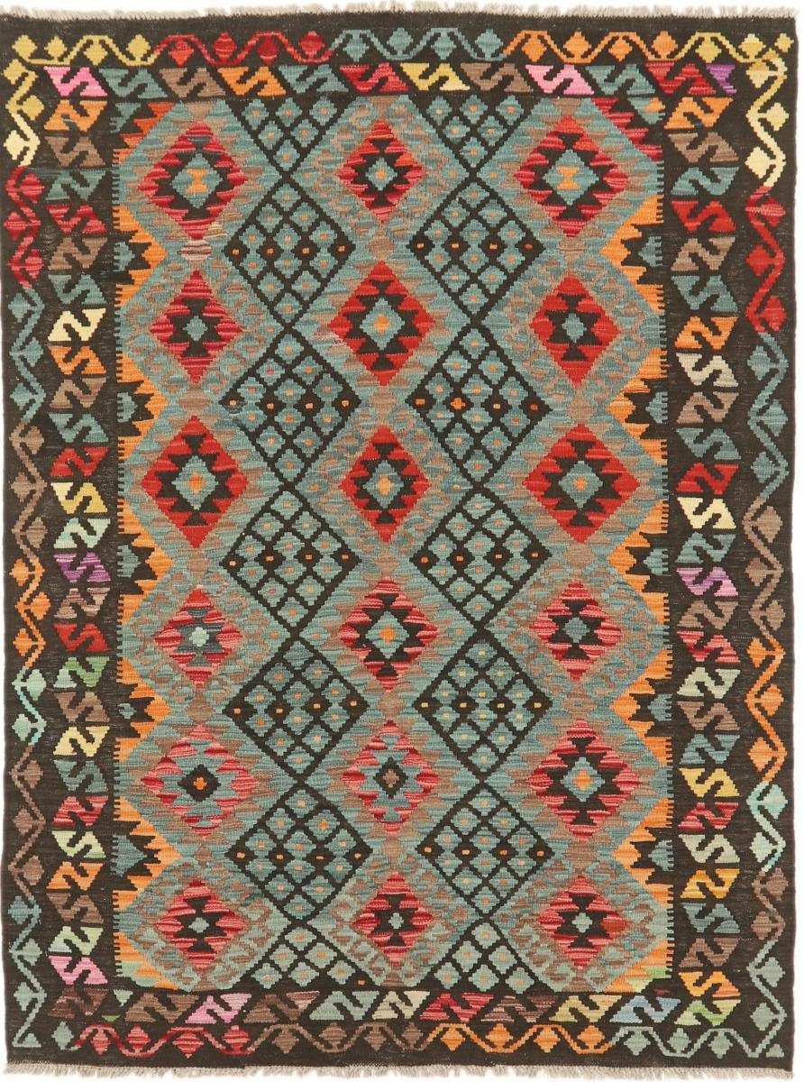 Handgewebter Orientteppich 3 Moderner Höhe: Kelim Afghan Heritage Orientteppich, Nain rechteckig, 177x223 mm Trading,