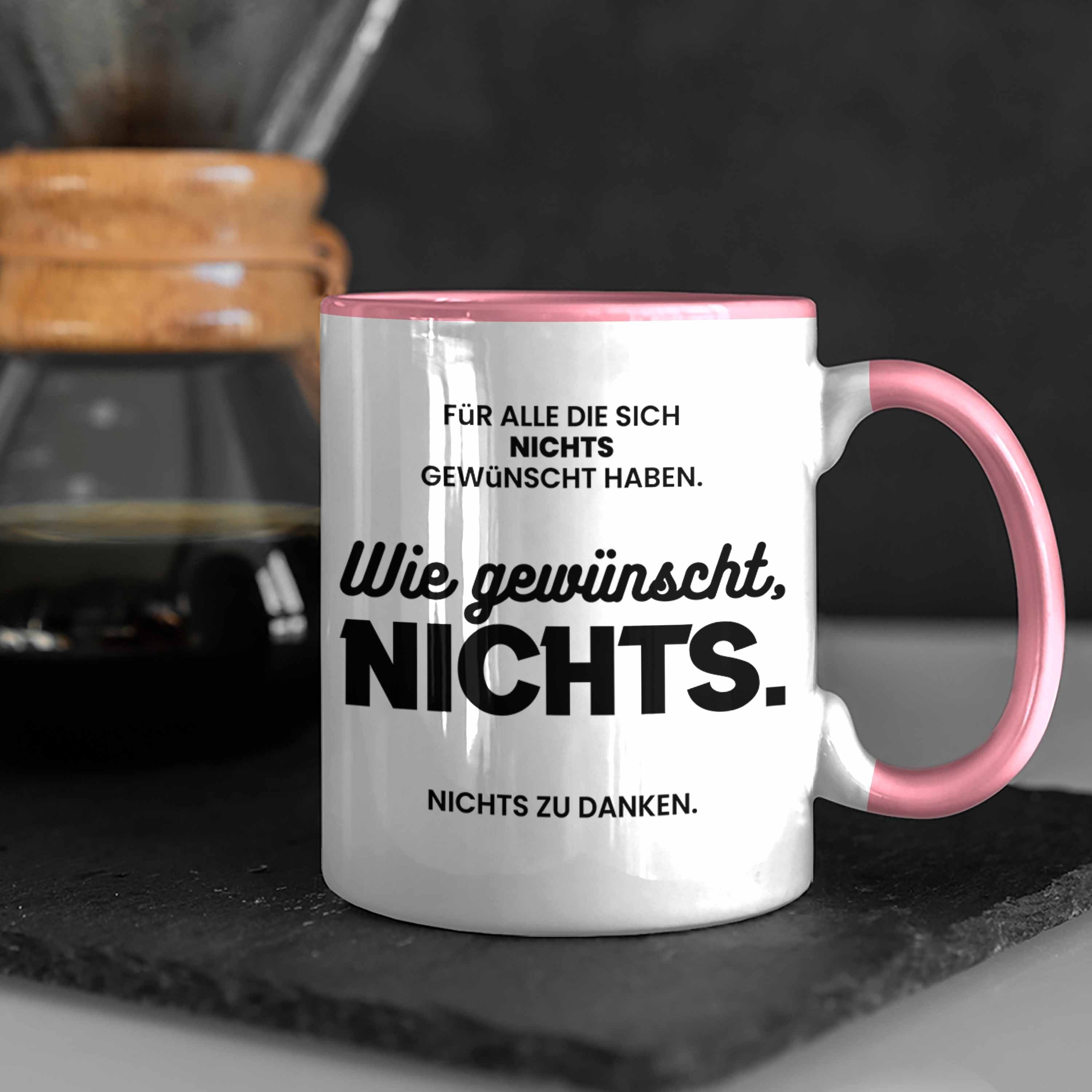 Trendation Geburtstag oder Nichts Geschenk Trendation Rosa Weihnachten Lustiges Haben Gewünscht Für Tasse - Die zu Tasse Geschwister Sich Alle