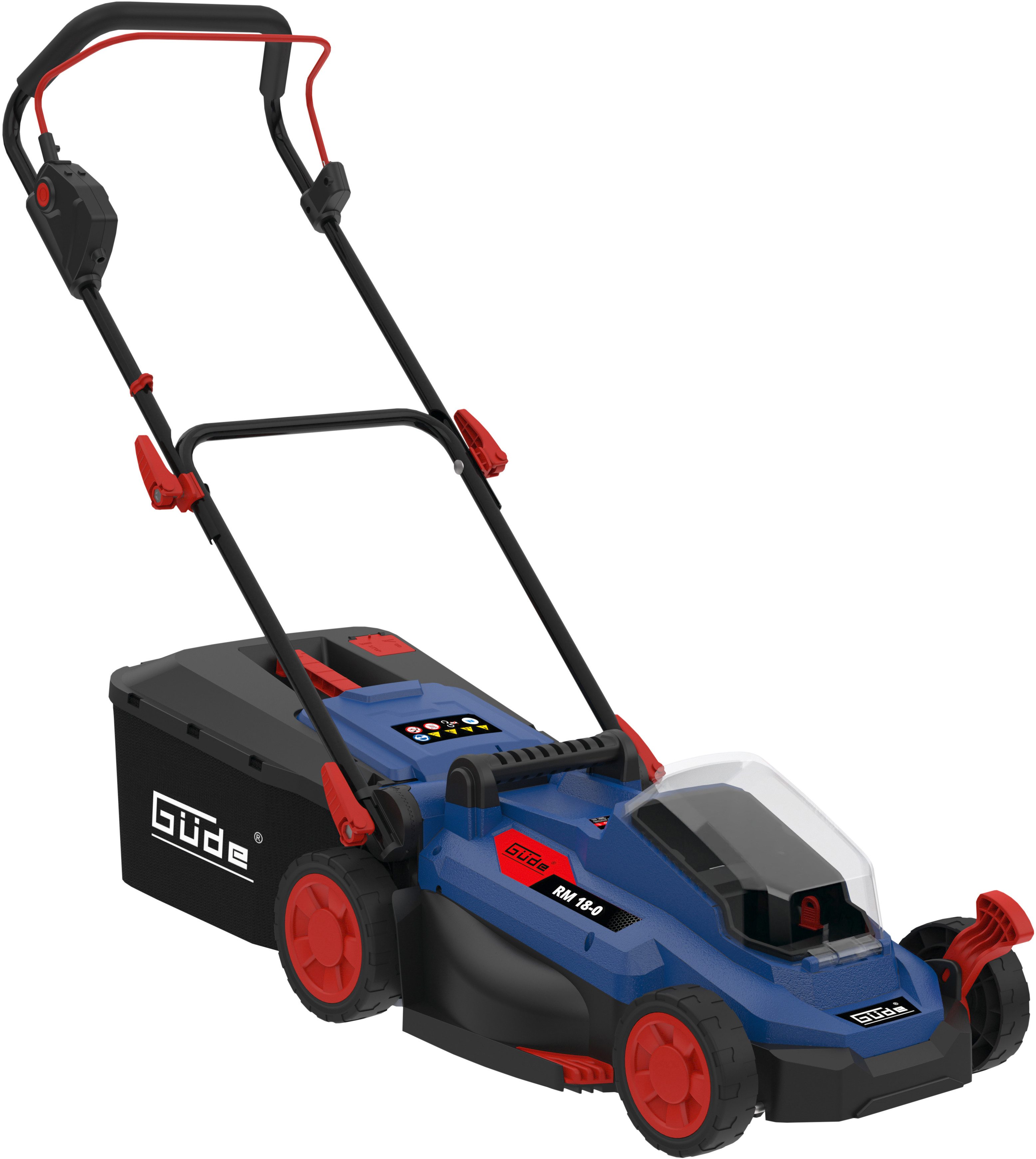 Güde cordless lawnmower RM 18-401-23, 33 cm cutting width, 3 functions: mowing, collecting and mulching
