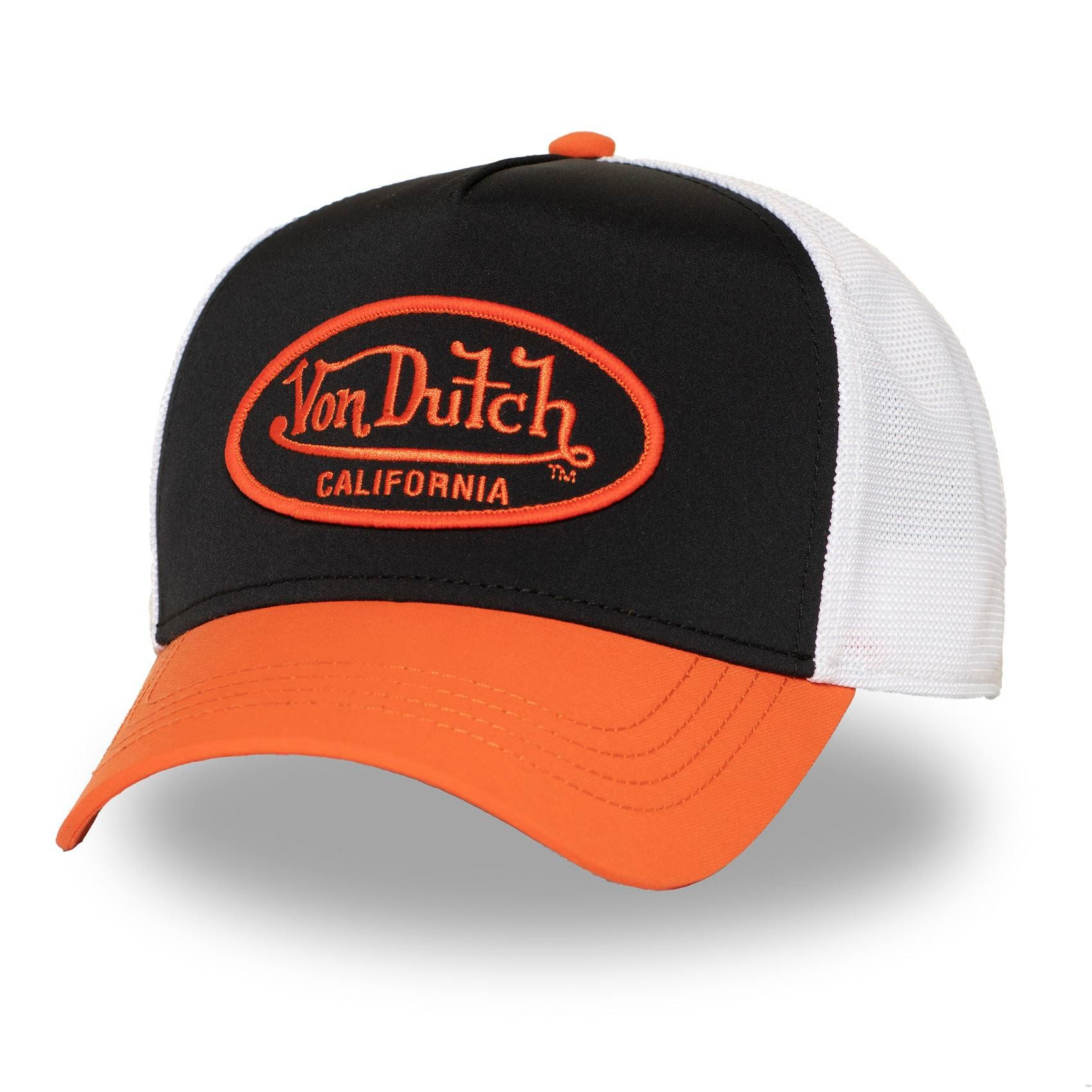 Von Dutch Trucker Cap Von Dutch Originals Trucker Cap - 3-COLOR Poly Baseball Mesh (Basecap, Meshcap, Trucker Kappe)