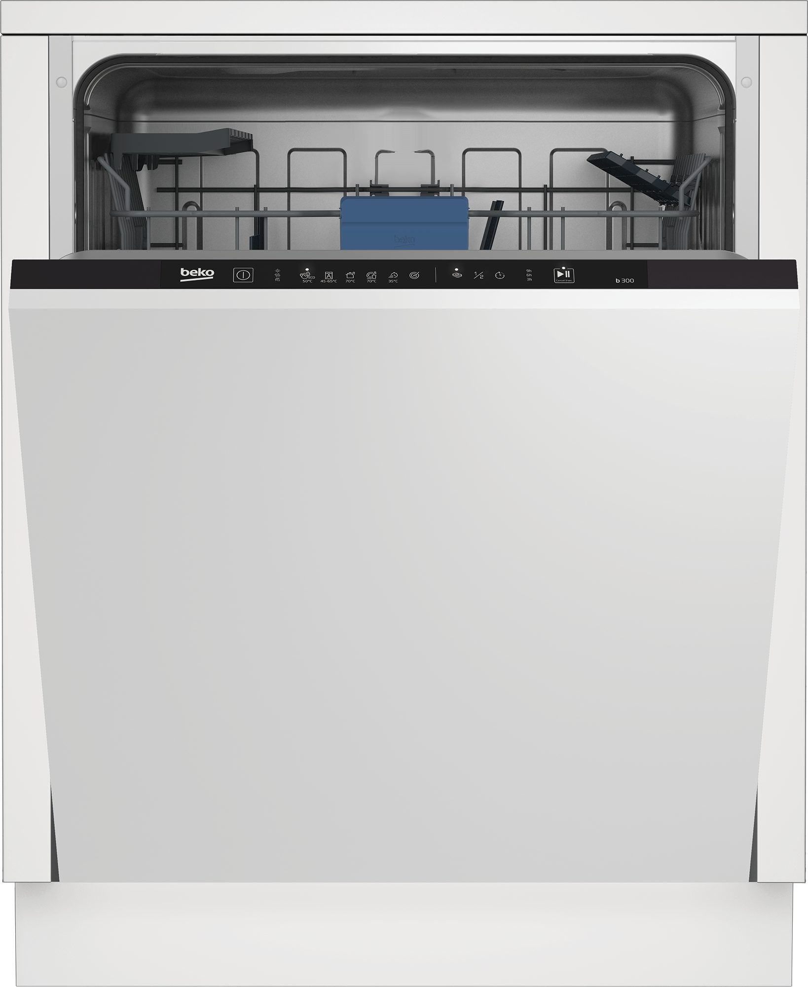 BEKO vollintegrierbarer Geschirrspüler BDIT16430 7698401671, 14 Maßgedecke, XL-Geschirrspüler mit 81,6 cm Höhe – ideal für hohe Arbeitsplatten