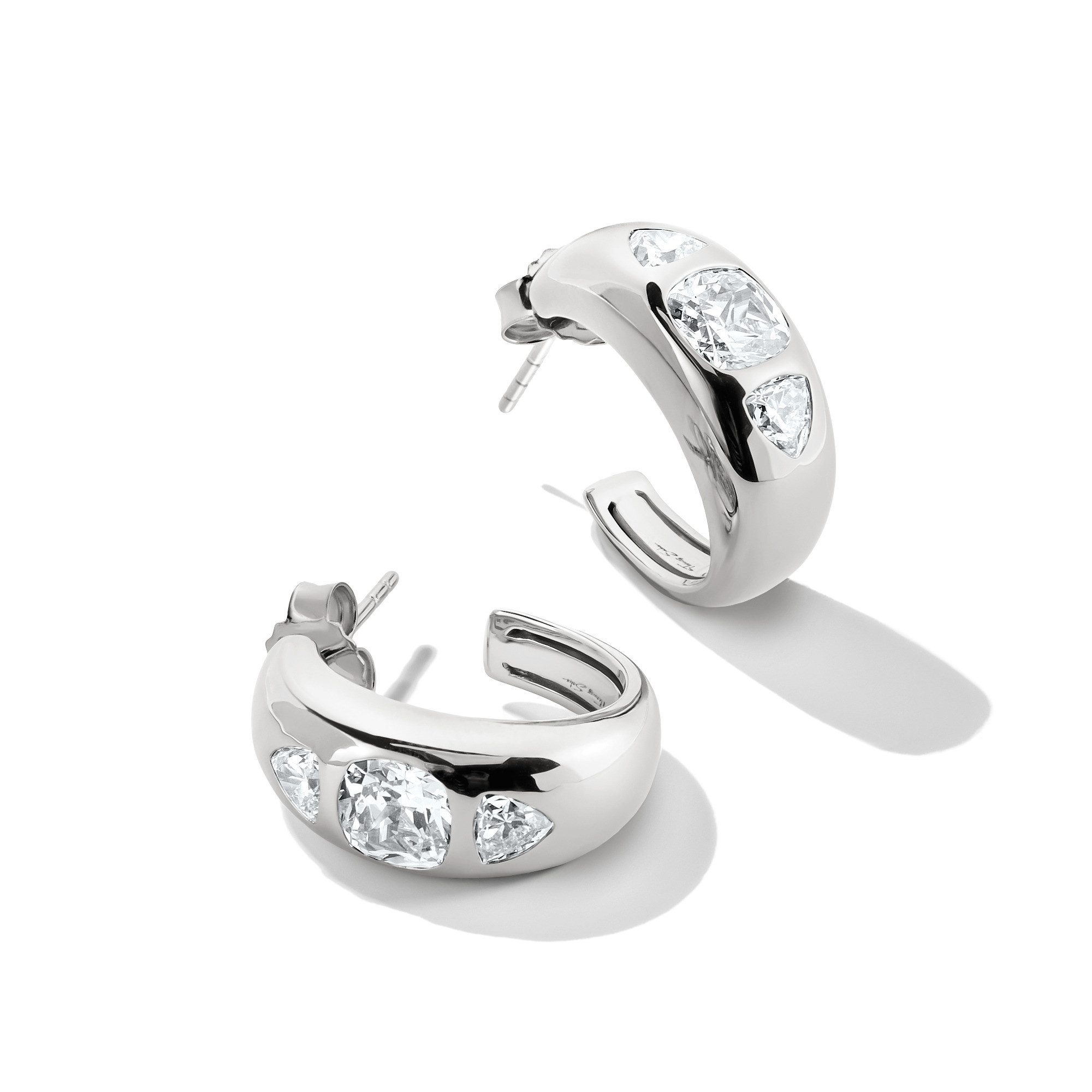 THOMAS SABO Paar Creolen Bold Elegance Ohrringe mit Zirkoniasteinen, mit Zirkonia (synth)