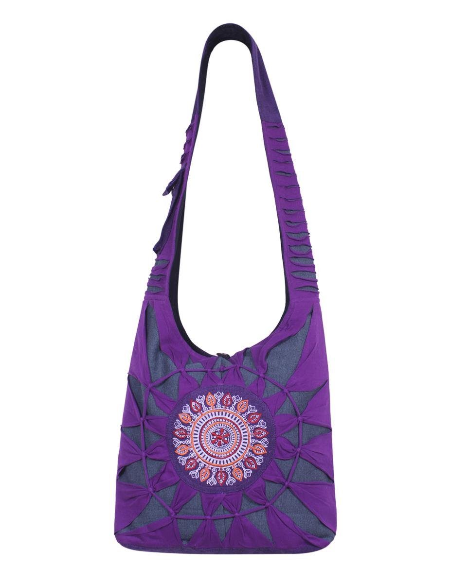 Vishes Сумки для покупок Umhängetasche Beuteltasche Yogi Baumwolle Mandala, Hippie, Ethno, Festival Tasche