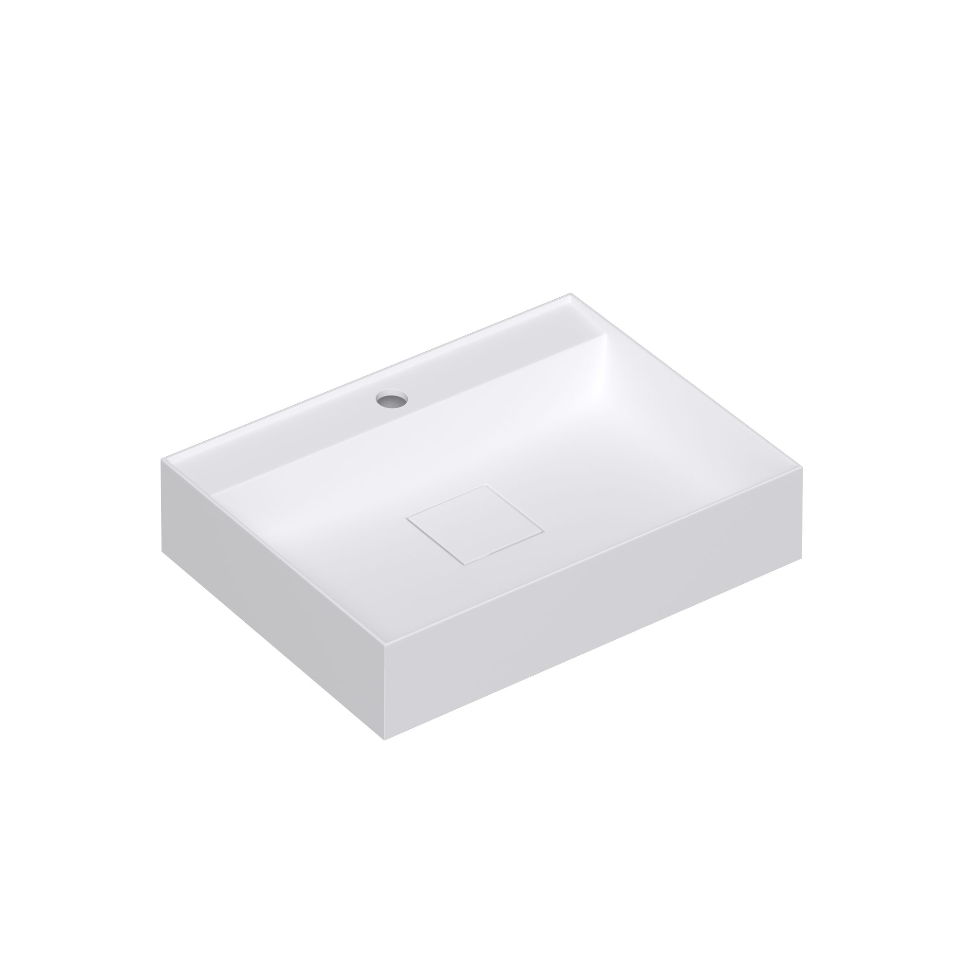 doporro Waschbecken Aufsatzwaschbecken aus Mineralguss inkl. Ablaufgarnitur günstig online kaufen