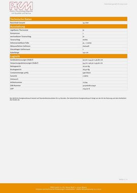 PKM Gefriertruhe GB34 E, 44.5 cm breit, 34 l, 34 Liter Nutzinhalt, 39 dB, Energieeffizienzklasse E