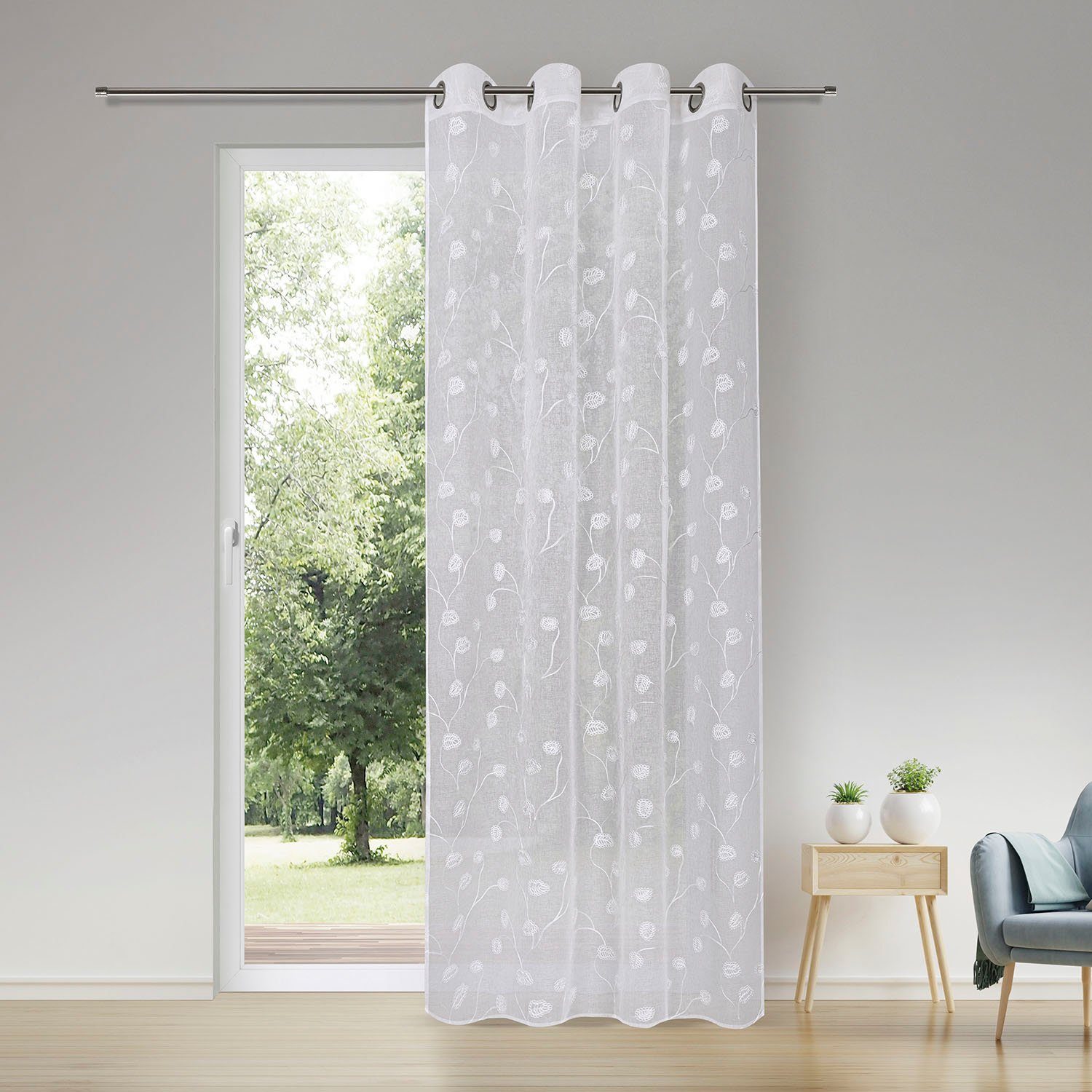Gerster Gardine Penina, Ösen (1 St), günstig online kaufen