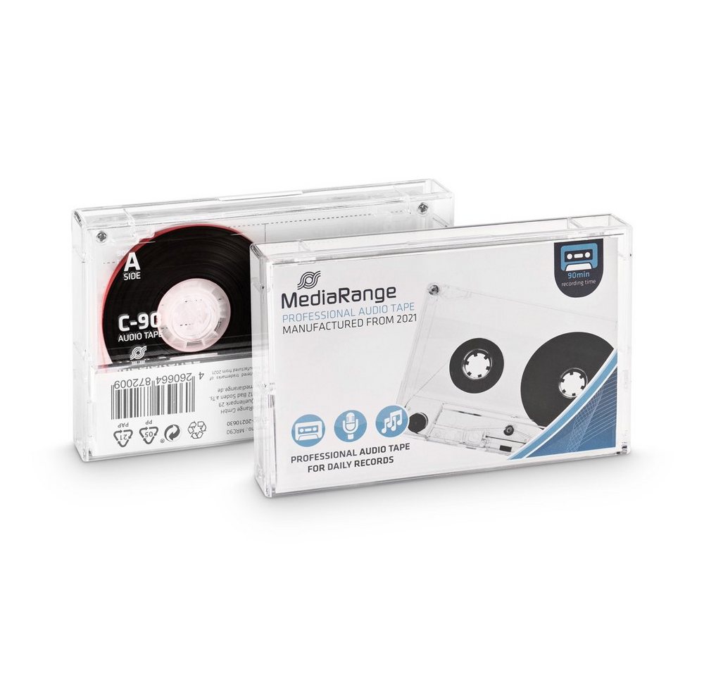 Mediarange Datenkassette Tape 90 Minuten C-90 Type 1 normal BIAS