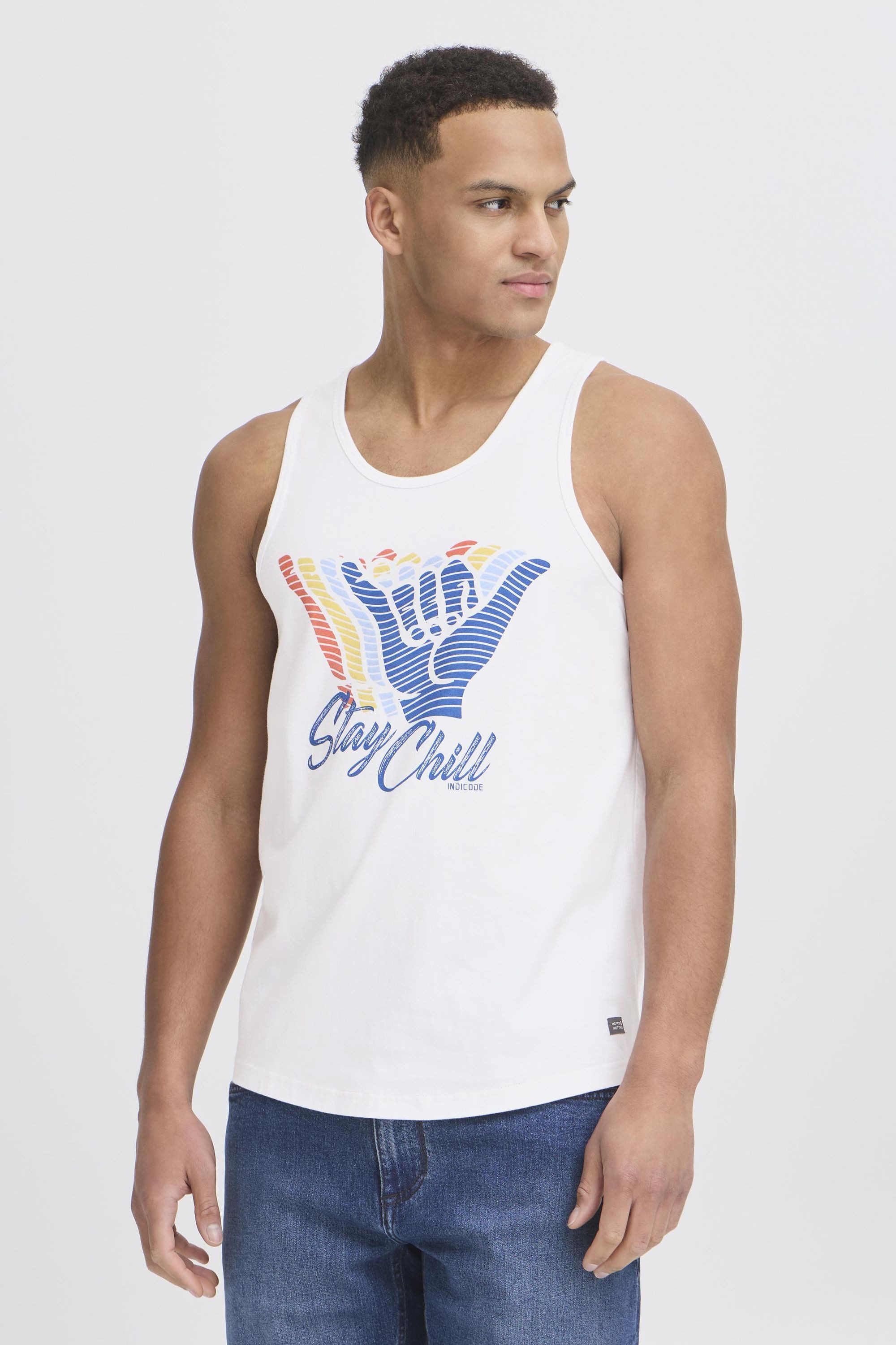 Indicode Rundhalsshirt IDDanis Modernes Tanktop günstig online kaufen