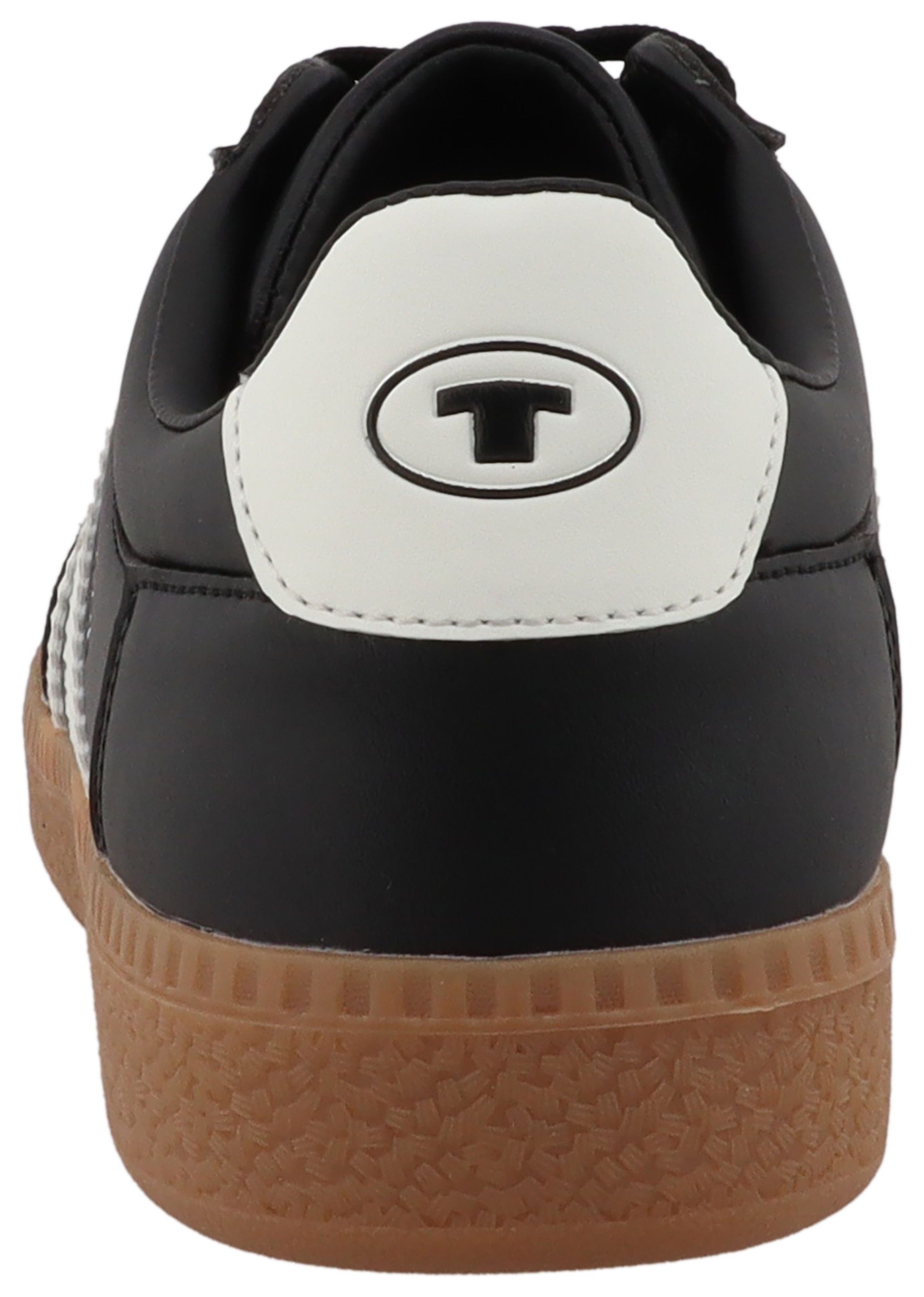 TOM TAILOR Kauthar Sneaker Freizeitschuh, Halbschuh, Schnürschuh mit Kontrastbesatz