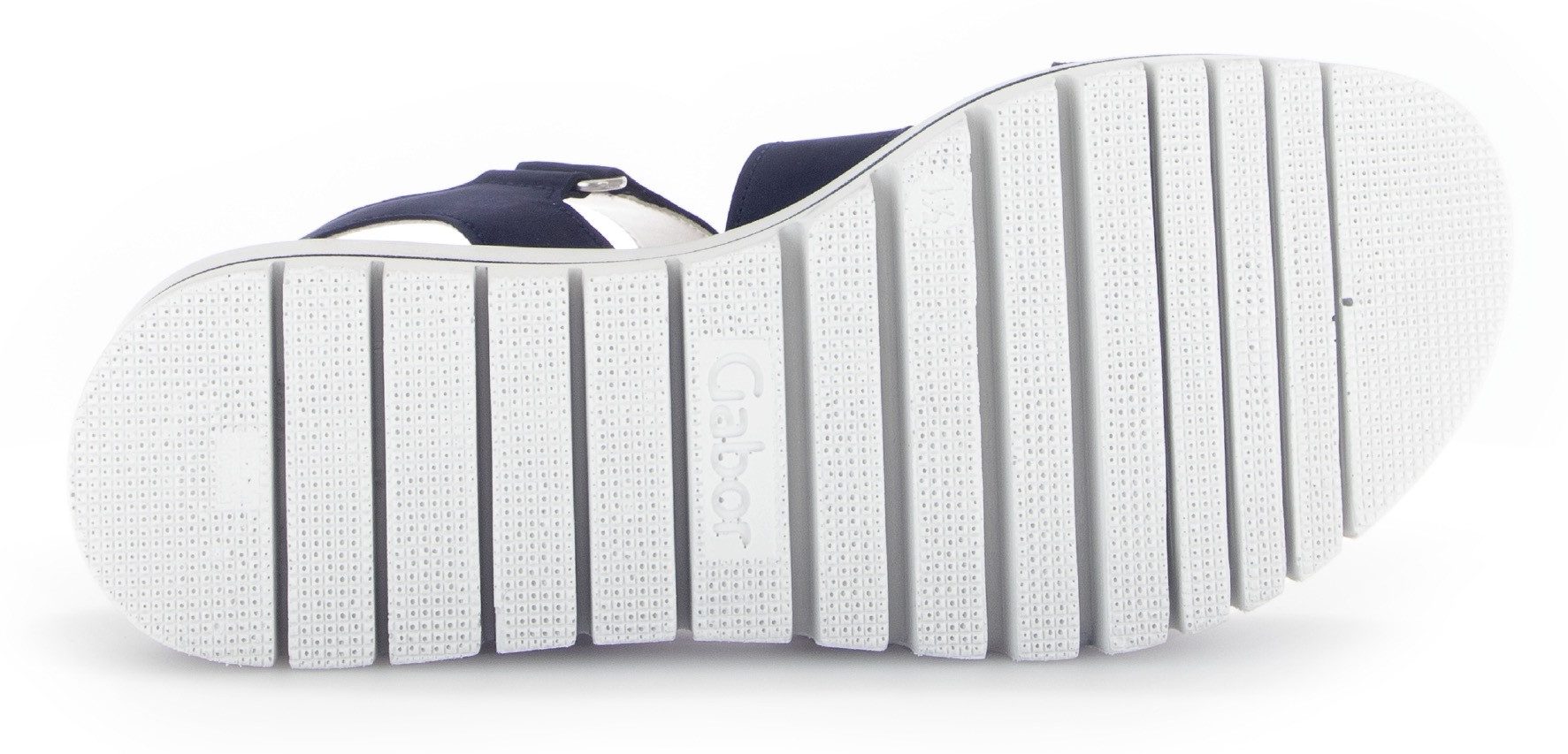 Gabor Keilsandalette, Plateau, Riemchensandale, Sommerschuh mit drei Klettverschlüssen