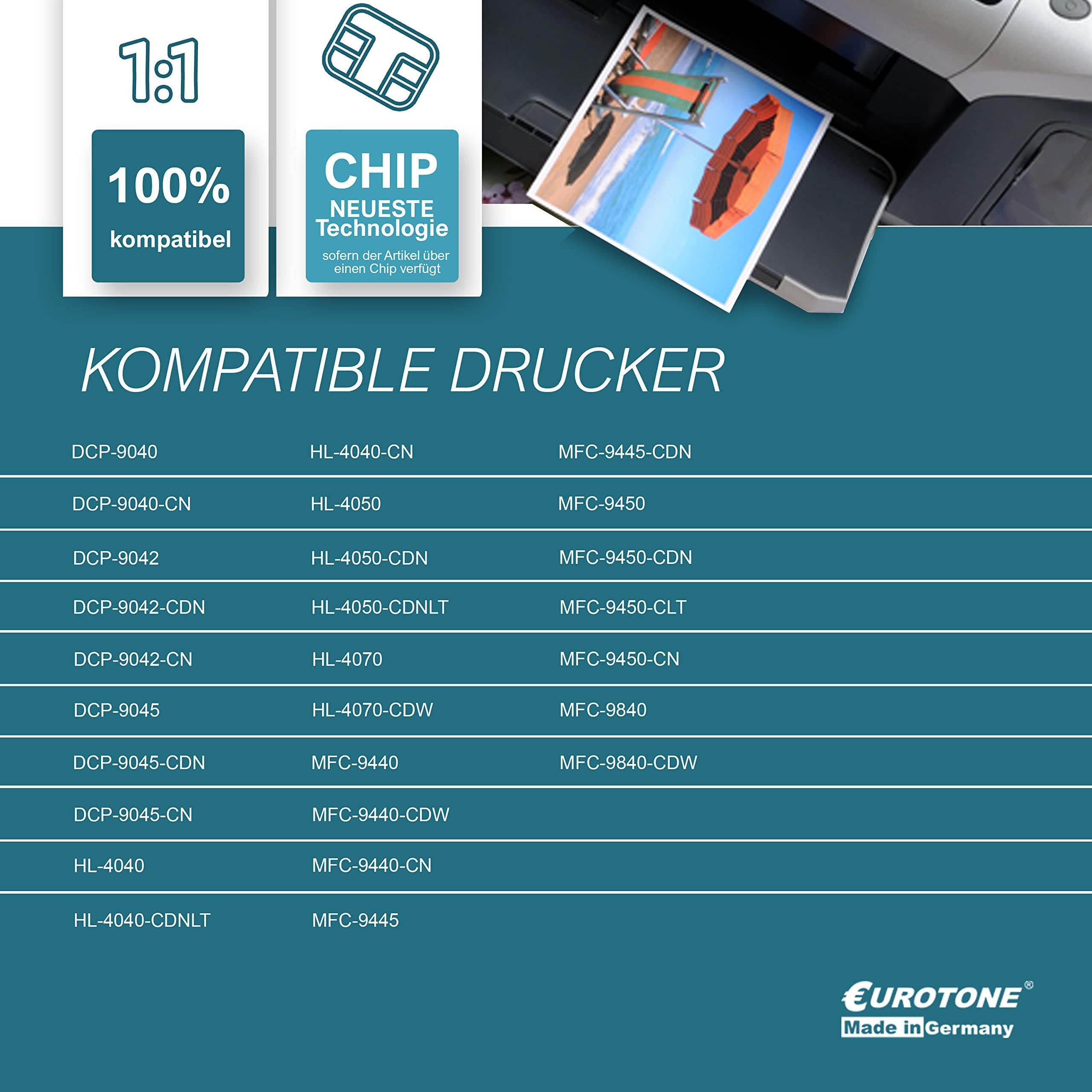 Eurotone Tonerkartusche TN135Y, (Einzelpack, 1-St., Lieferumfang: 1er-Pack in Gelb Toner in Gelb), Eurotone Toner TN135Y, 1er-Pack in Gelb, Gelb