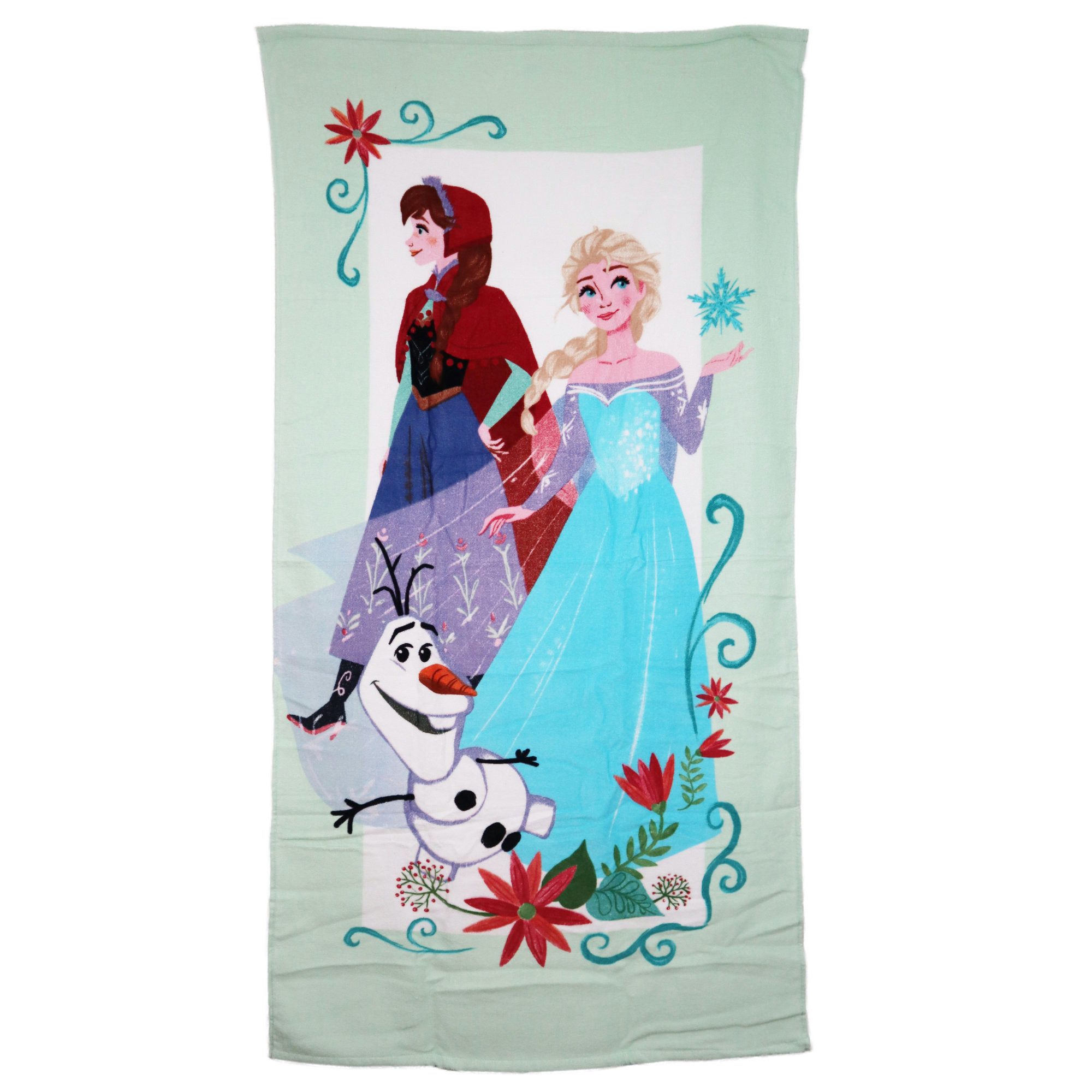 Disney Strandtuch Disney Die Eiskönigin Anna Elsa Olaf Badetuch 70x140 cm