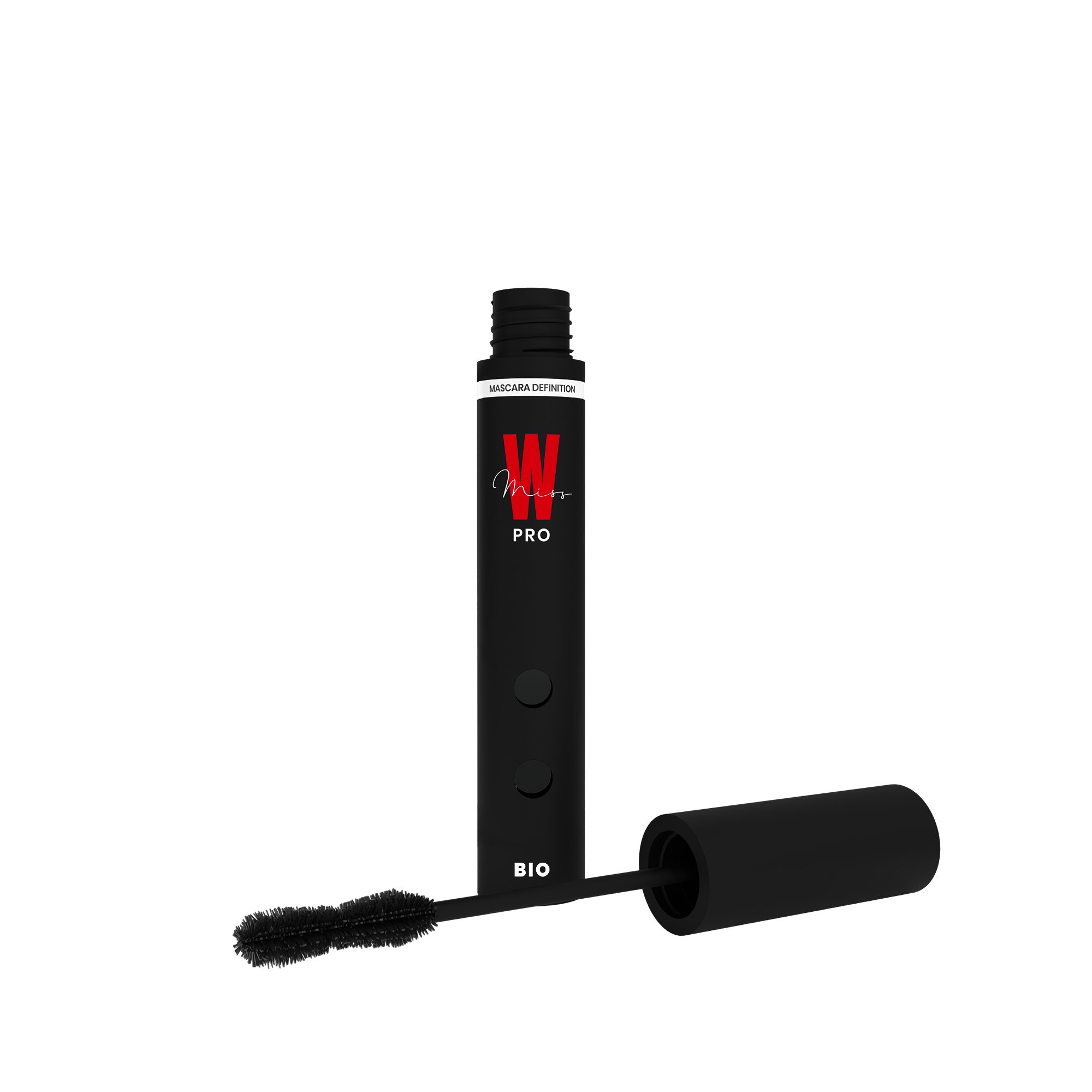 Miss W Pro Mascara Mascara Definition – Perfekte Wimpern mit Pflege und Volumen, Volumen und Pflege für Ihre Wimpern Natürliche langanhaltende Mascara