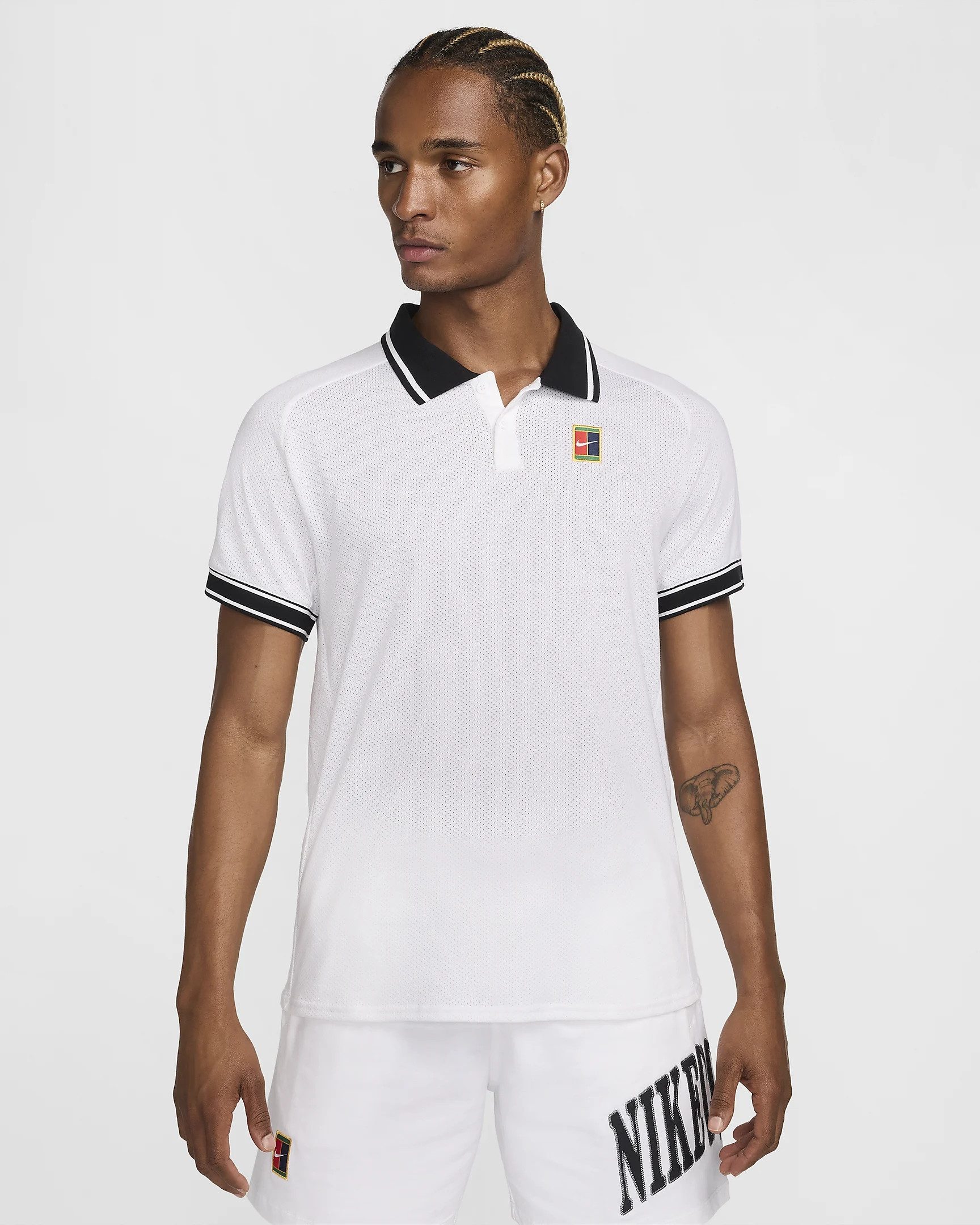 Nike Tennisshirt Nike Court Heritage Herren Tennisshirt günstig online kaufen