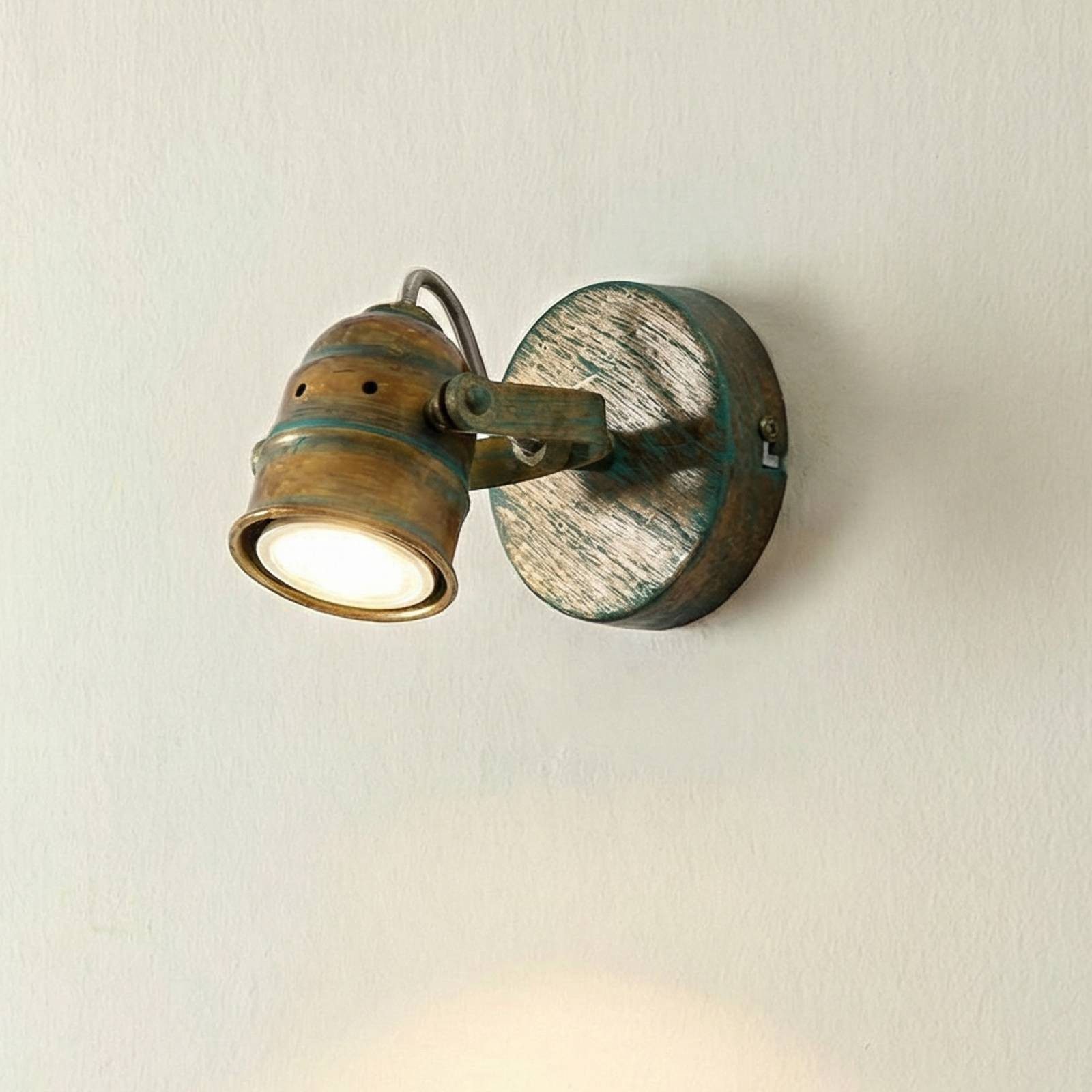 Lindby Wandleuchte Leonor, Metall, Bronze IP20, 1 x 10 W LED