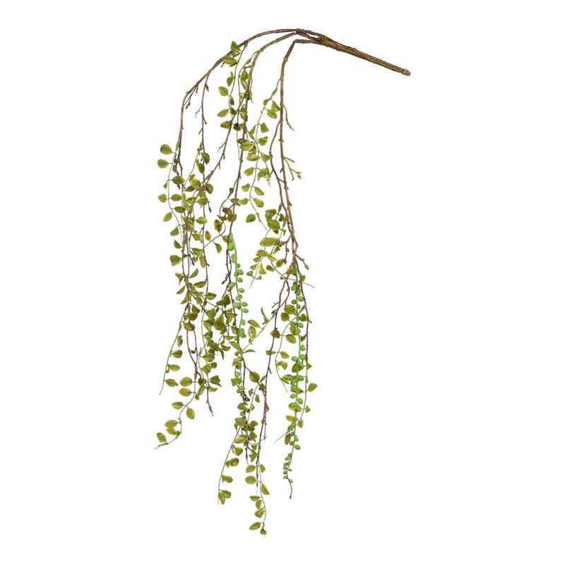 Kunstgirlande »Kunst-Blumenpick Leaves«, Depot, aus Polyethylen, Draht, L 80 Zentimeter