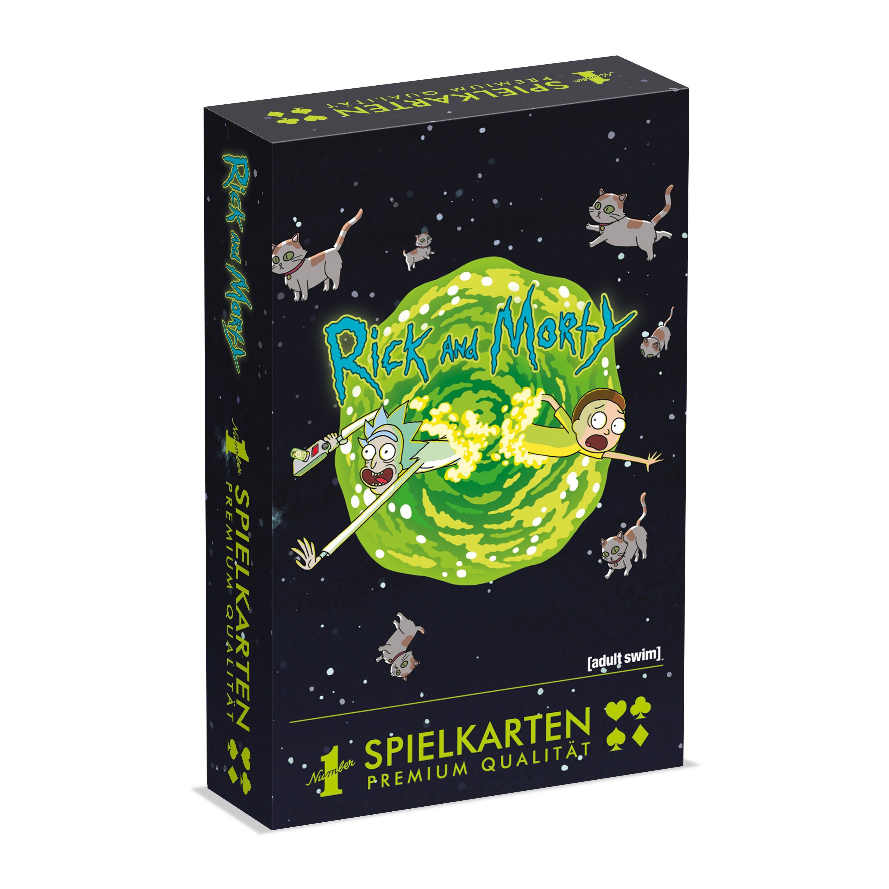 Winning Moves Spiel Number 1 Spielkarten Rick and Morty, Kartenspiel, inkl. 2 Joker