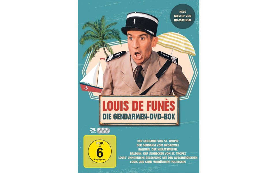 UNIVERSUM* DVD Louis de Funès: Die Gendarmen-DVD-Box