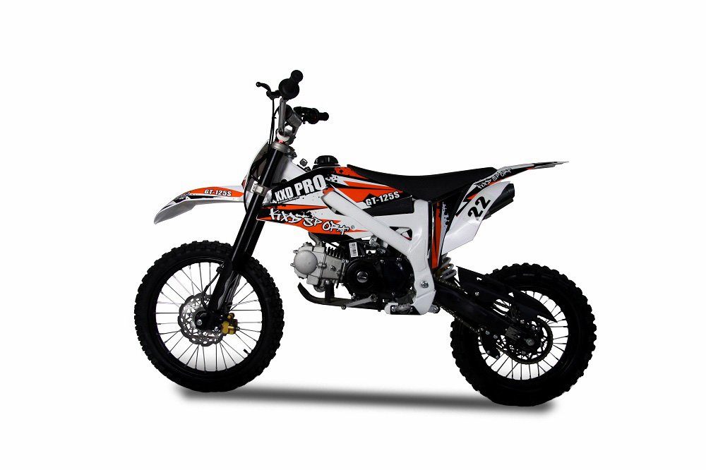 RV-Parts dirt bike 125ccm dirt bike cross bike motor bike model 612K 17/14" new KXD MOTO, 4 speed