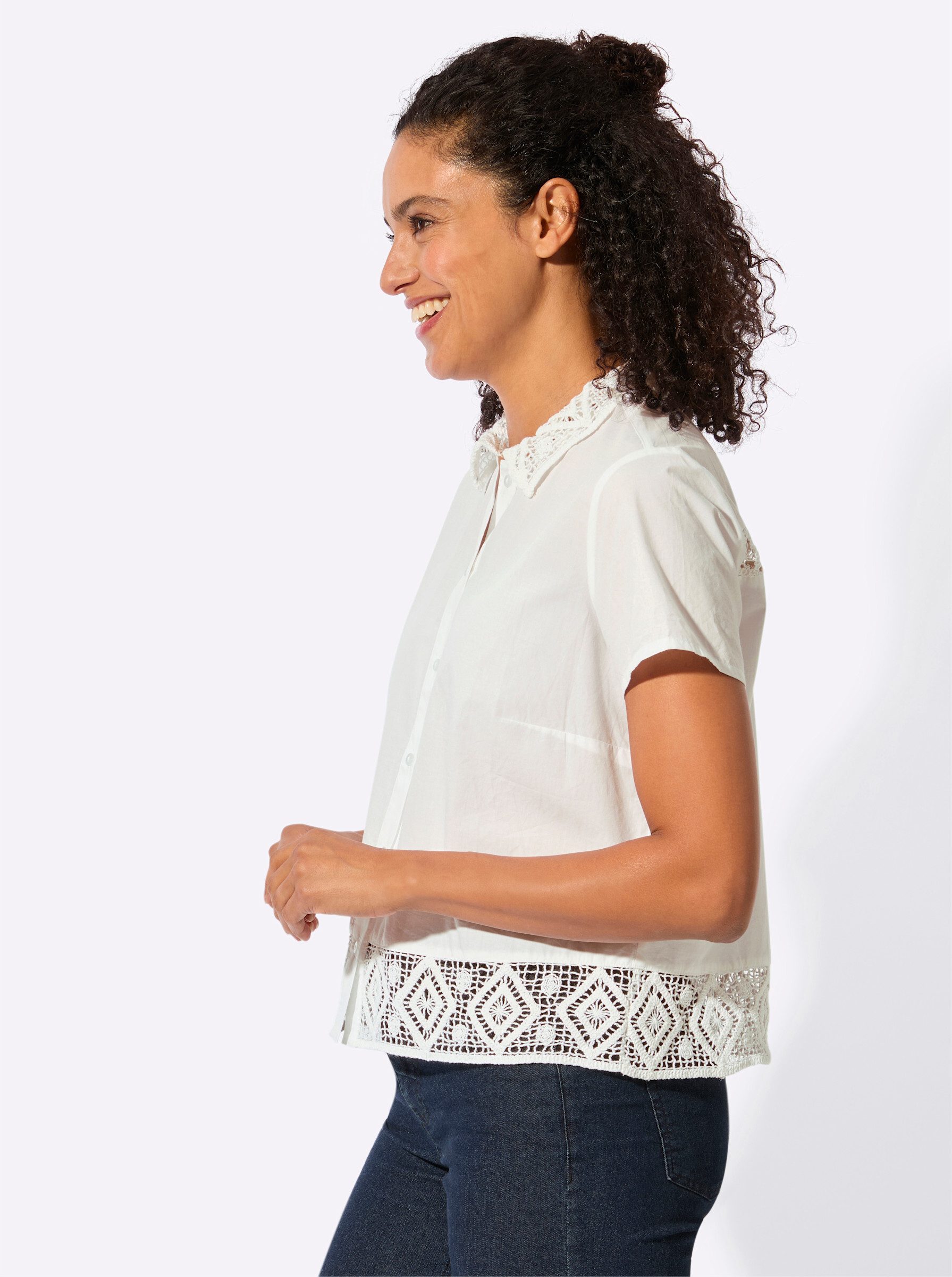 Witt Klassische Bluse Bluse Kurzarm