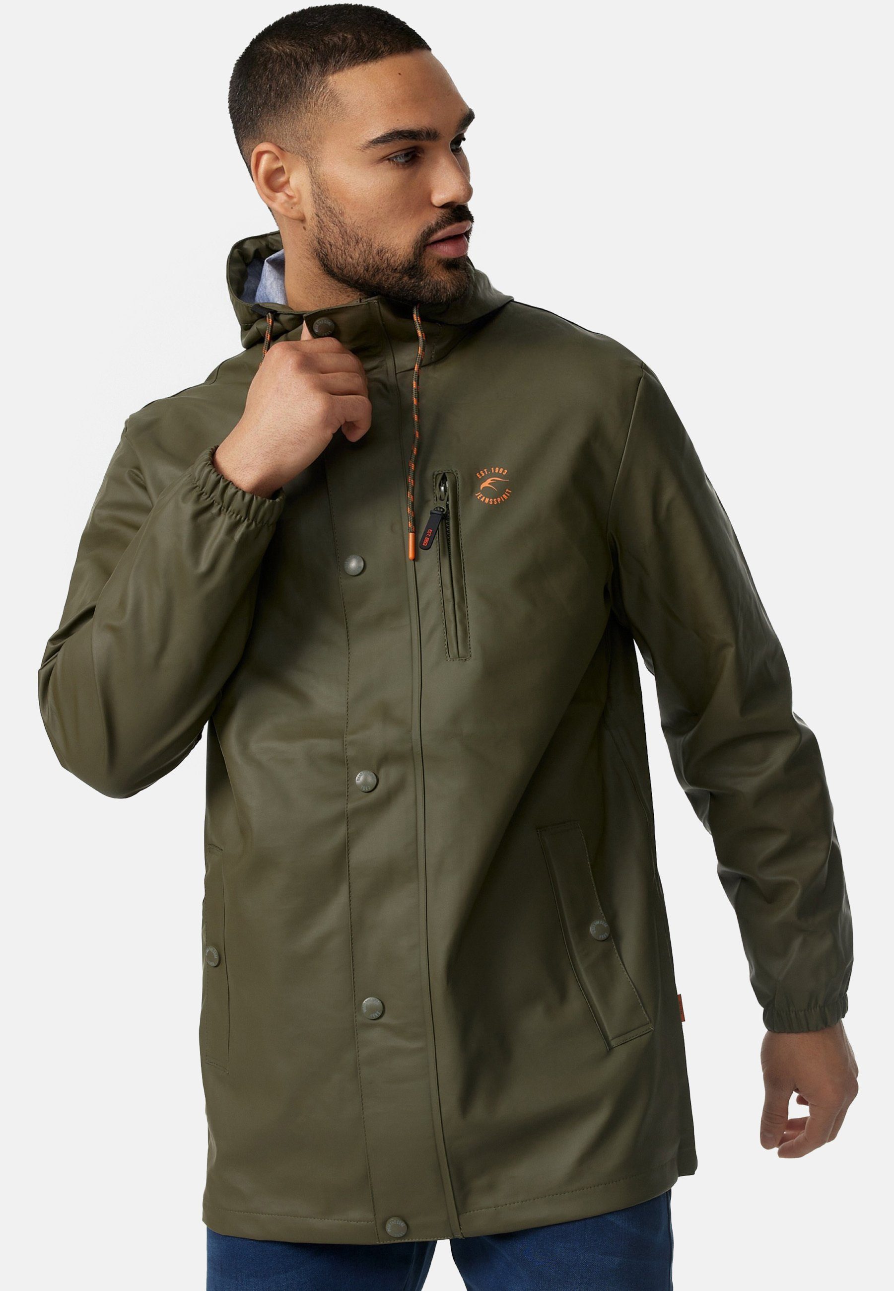 Indicode Regenjacke Malmoe Army