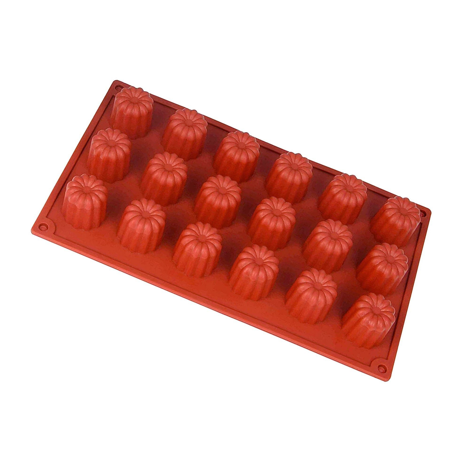 wisefood Silikonform 1-tlg., Silikonform Gugelhupf - braun 30x17x3.6cm - 1 Form, (1-tlg)
