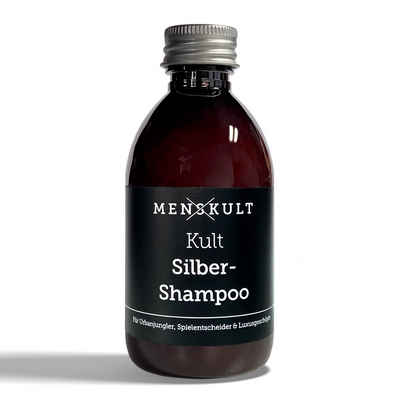 Menskult Silbershampoo Silber-Shampoo, Verleiht dem blonden Haar einen strahlenden Farbton