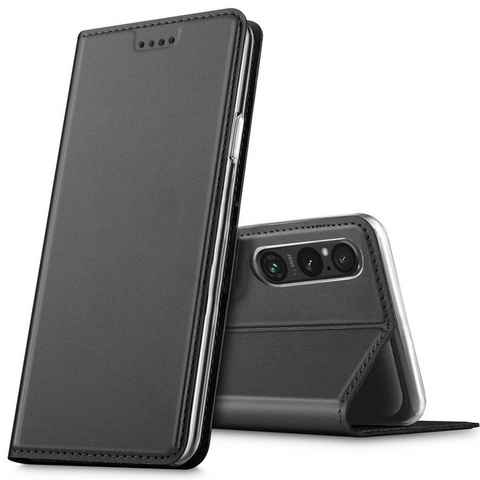 CoolGadget Handyhülle Magnet Case Handy Tasche für Sony Xperia 1 V 6,5 Zoll, Hülle Klapphülle Slim Flip Cover für Xperia 1 V 2023 Schutzhülle
